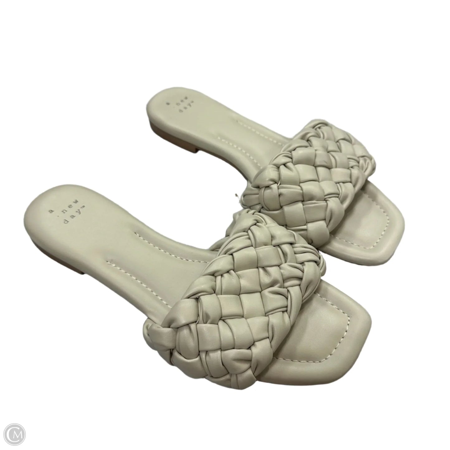 Sandals Flats By A New Day In Cream, Size: 8