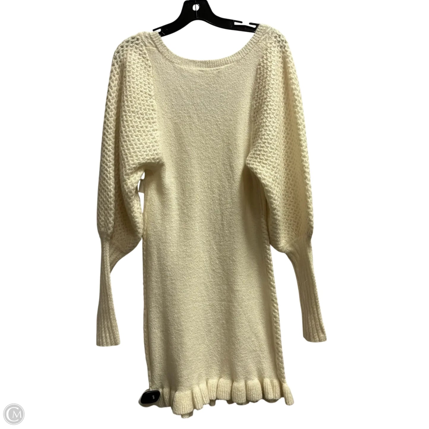 Dress Sweater By Asos In Cream, Size: 6