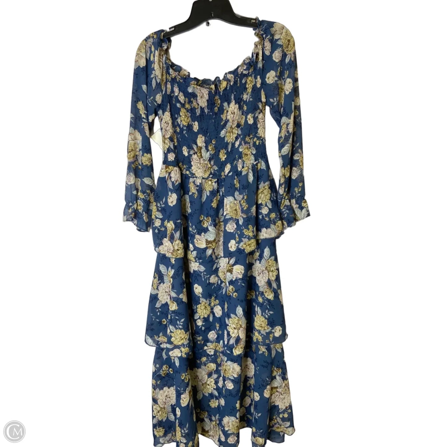 Dress Casual Midi By Shein In Blue, Size: Xl