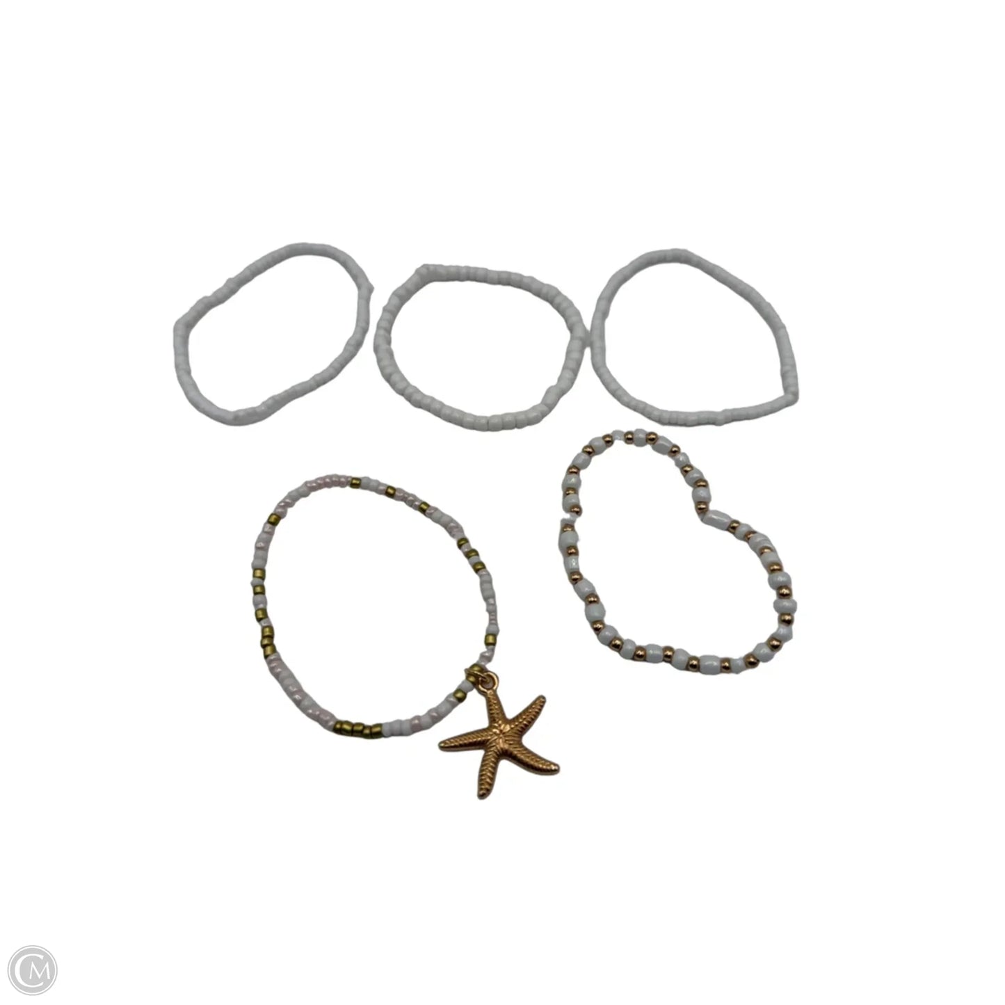 Bracelet Beaded By Cmc, Size: 05 Piece Set