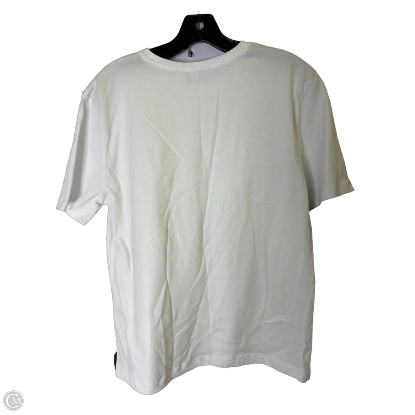 Top Short Sleeve Basic By Zara In White, Size: S