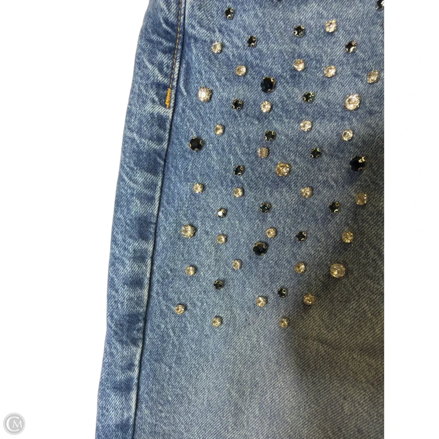 Jeans Straight By Zara In Blue Denim, Size: 4