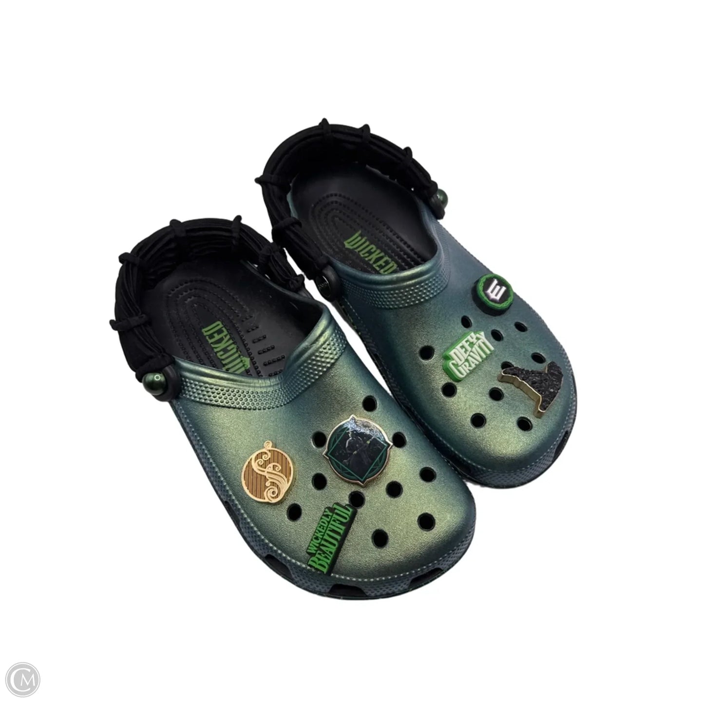 Sandals Sport By Crocs In Green, Size: 8