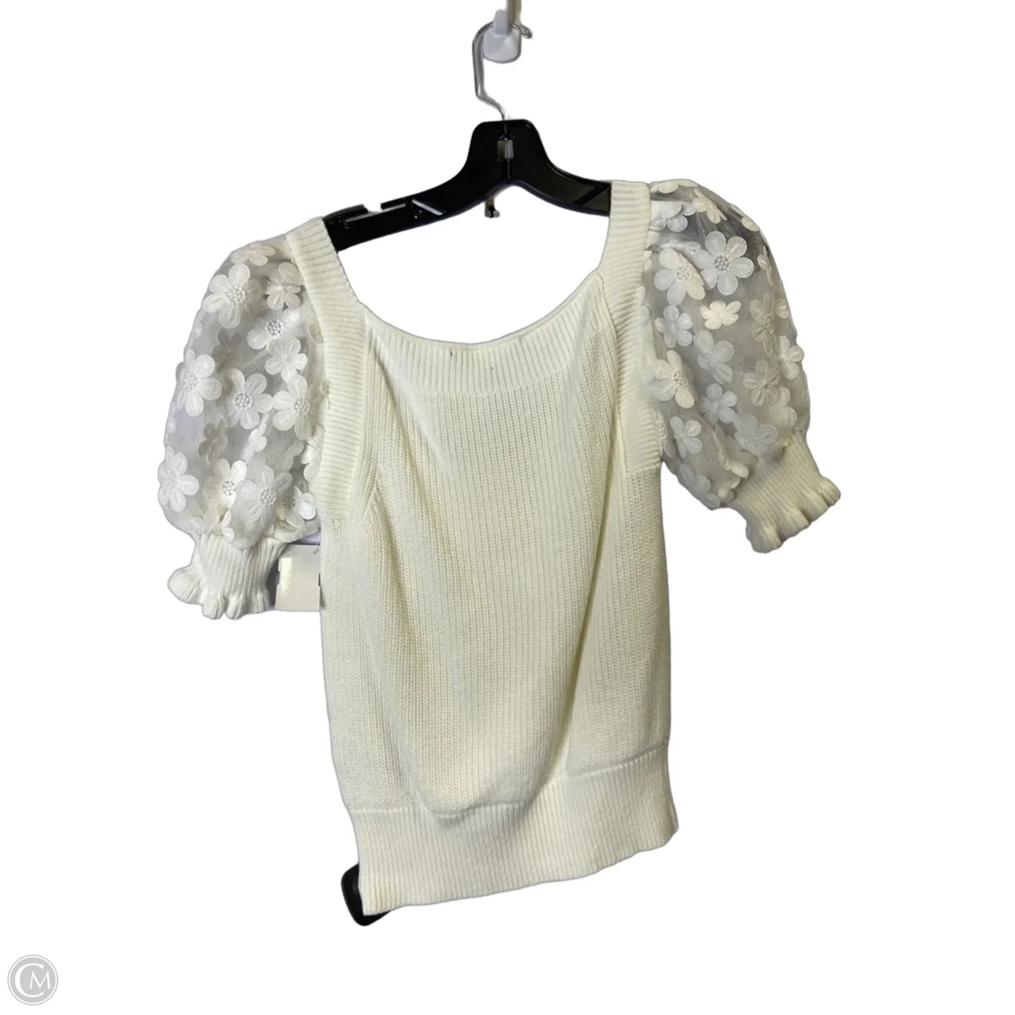 Top Short Sleeve By French Connection In White, Size: M