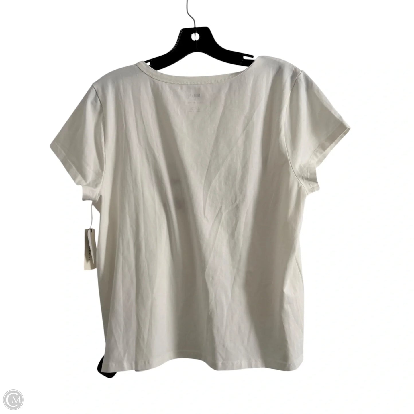 Top Short Sleeve By Maeve In Cream, Size: Xl