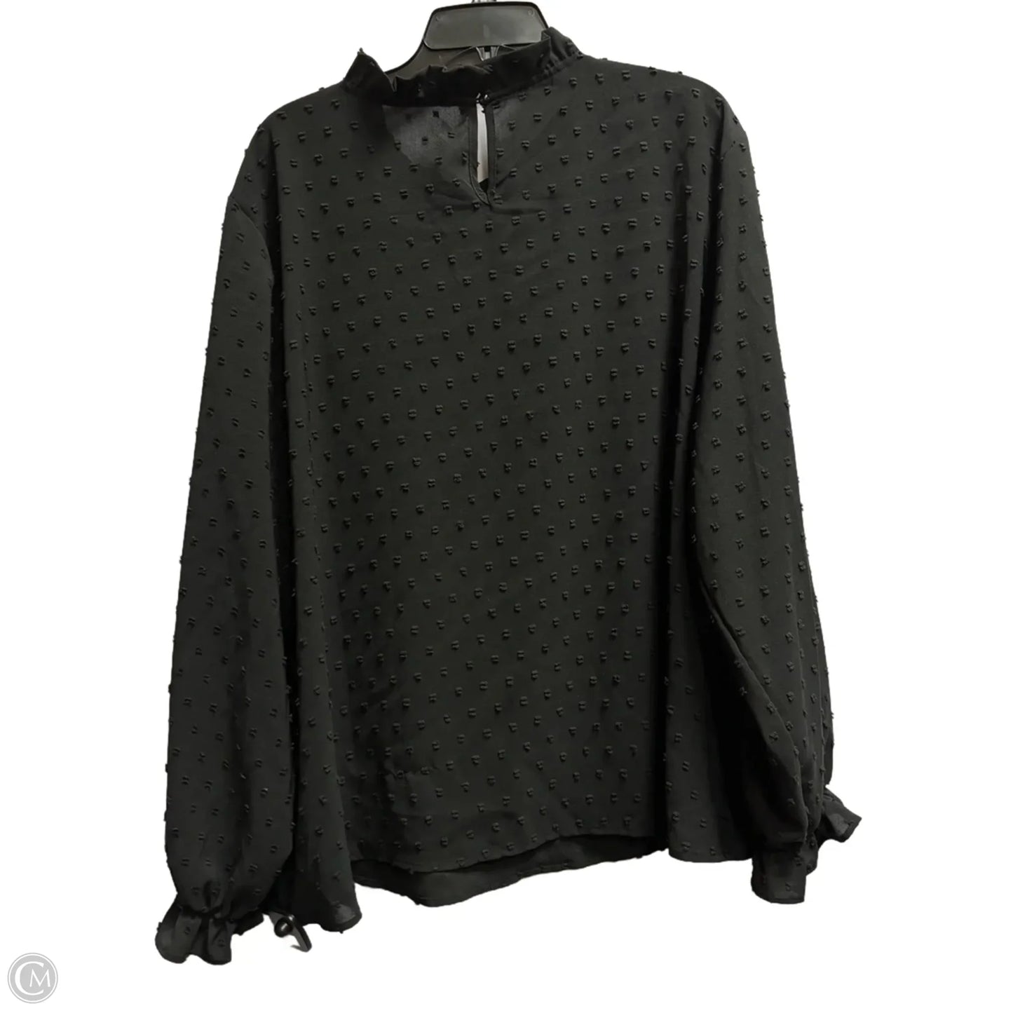 Top Long Sleeve By Shein In Black, Size: 4x
