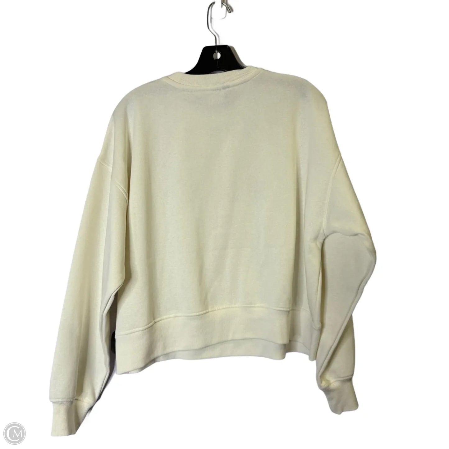 Sweatshirt Crewneck By Divided In White, Size: M