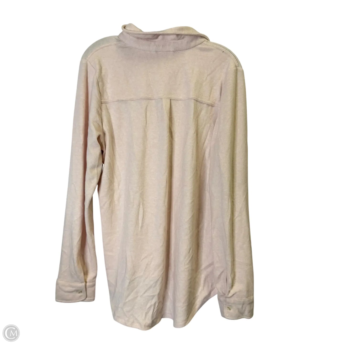 Jacket Shirt By Altard State In Pink, Size: L