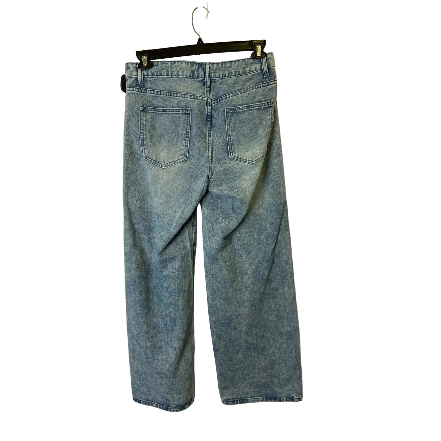 Jeans Wide Leg By Forever 21 In Blue Denim, Size: 6
