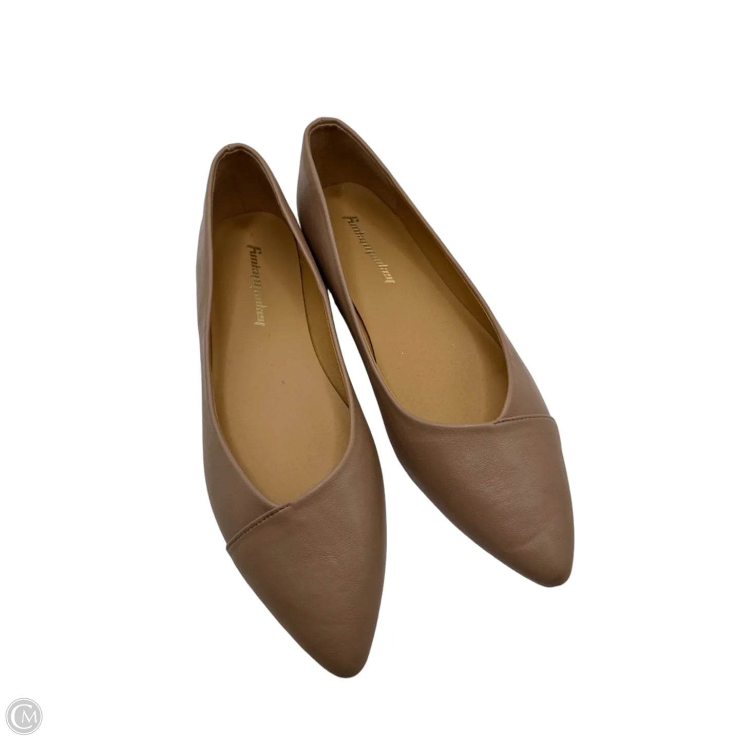 Shoes Flats By Clothes Mentor In Tan, Size: 11