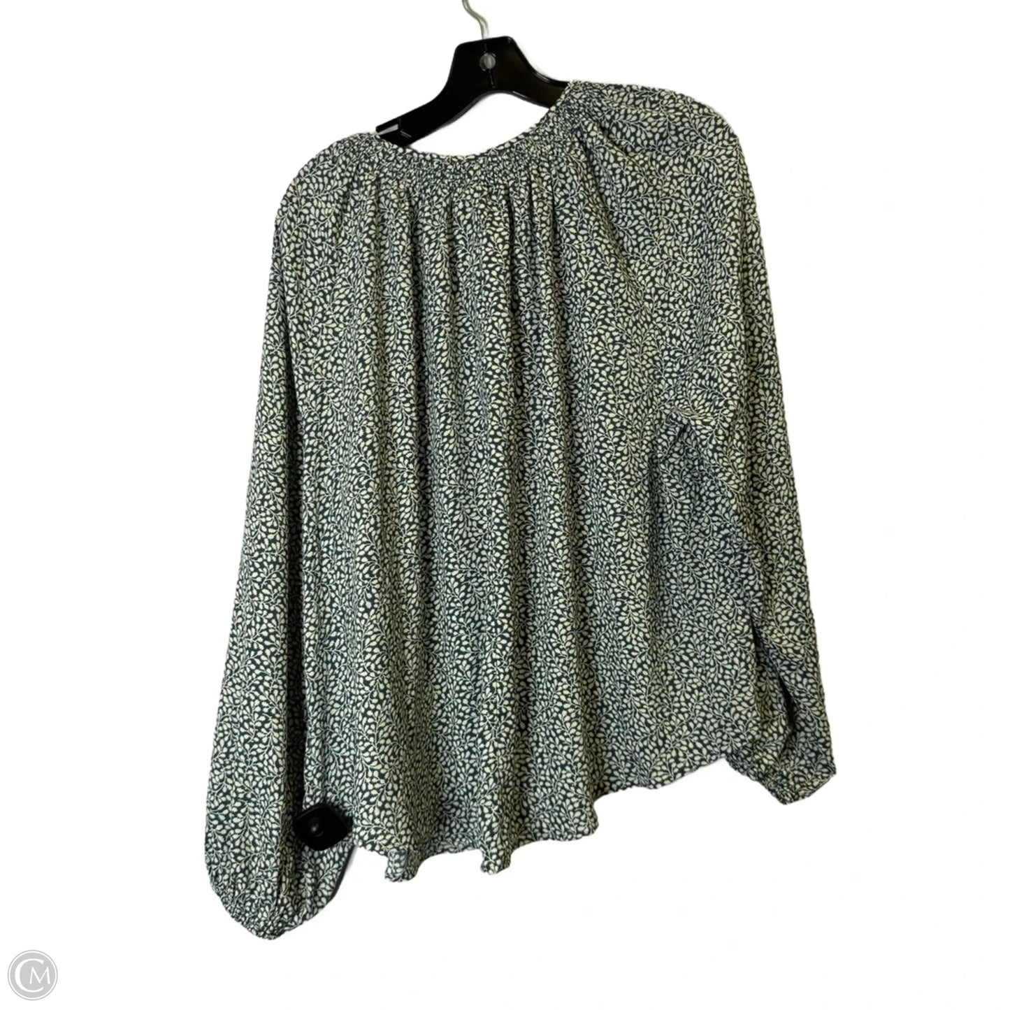 Top Long Sleeve By H&m In Floral Print, Size: M