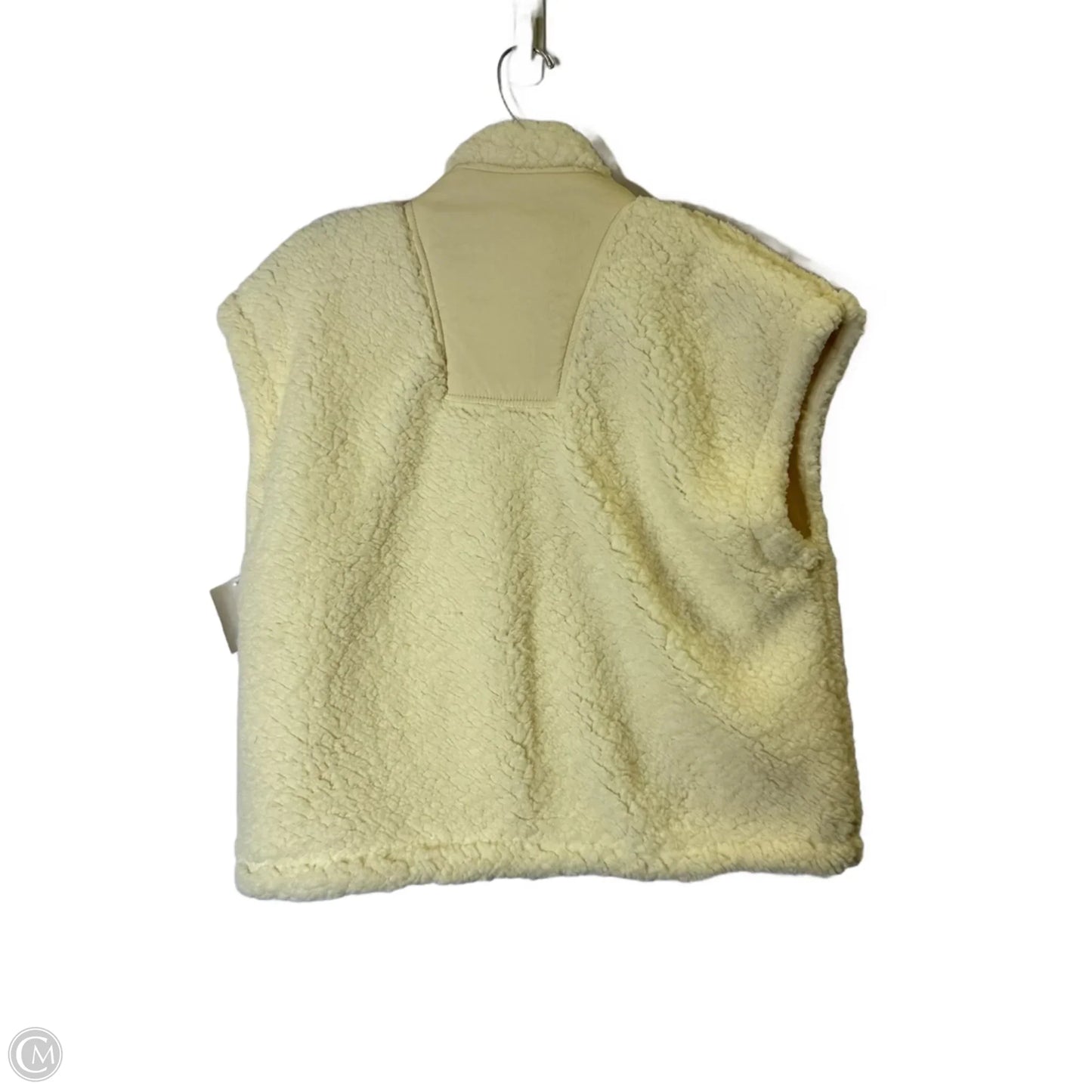 Vest Faux Fur & Sherpa By Blu Pepper In Cream, Size: M