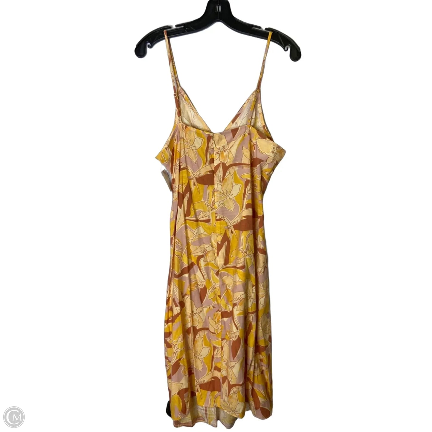 Dress Casual Midi By Nine West In Orange, Size: L