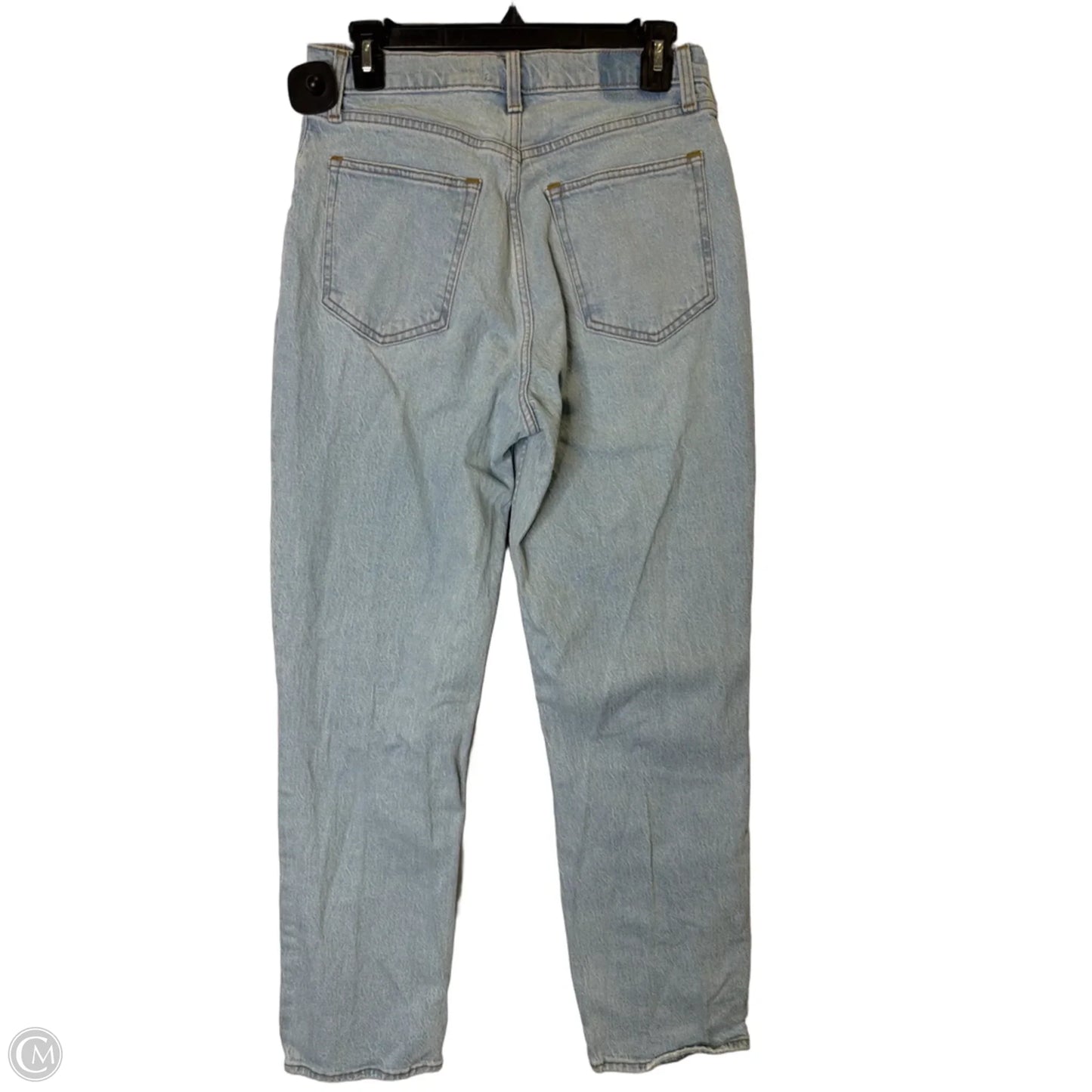 Jeans Straight By Abercrombie And Fitch In Blue Denim, Size: 8