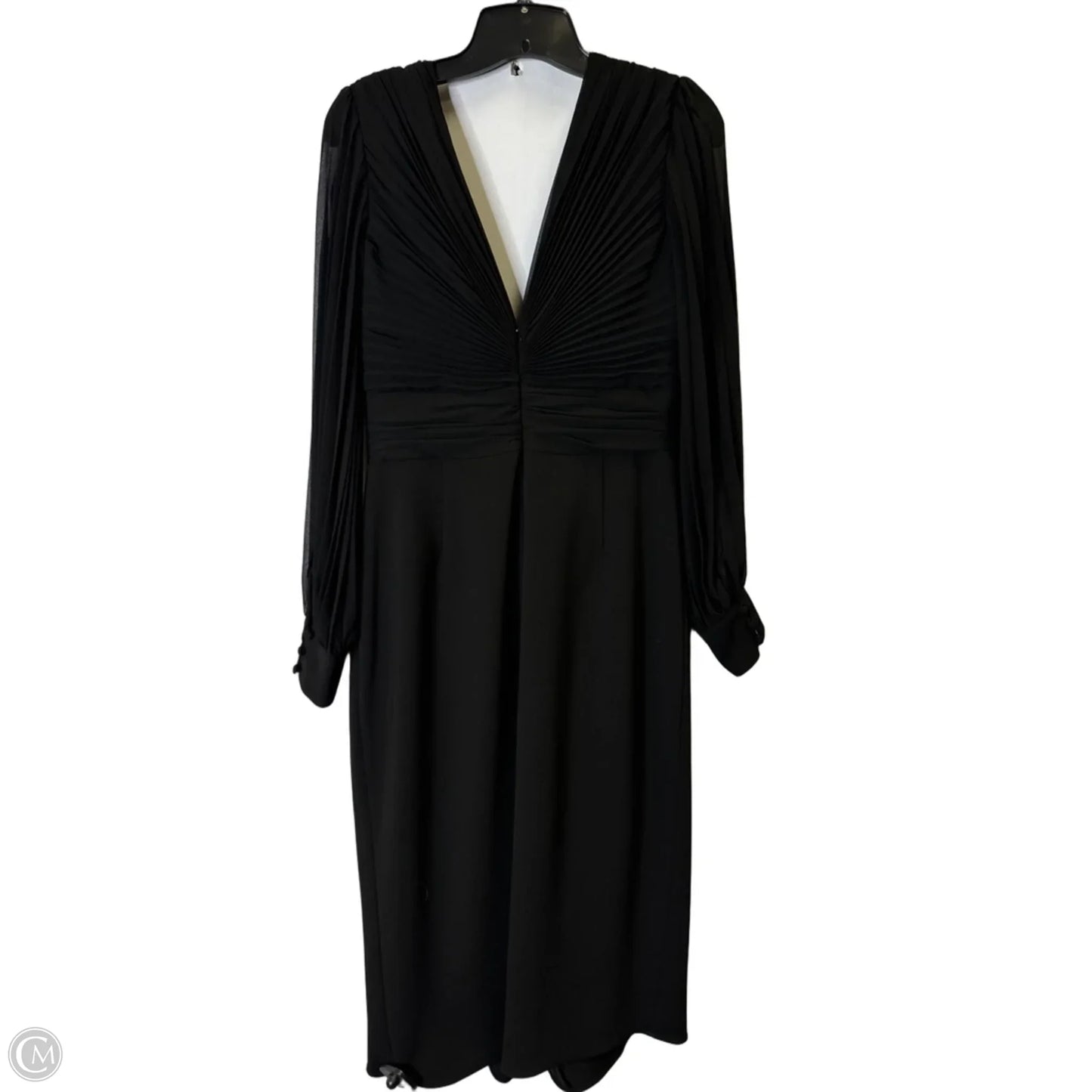 Dress Party Midi By Badgley Mischka In Black, Size: 10