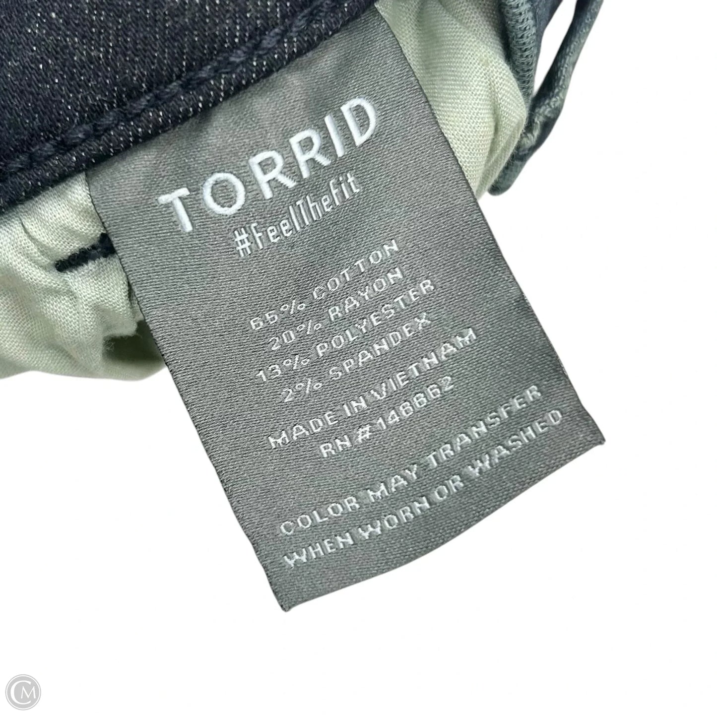 Jeans Straight By Torrid In Blue Denim, Size: 26