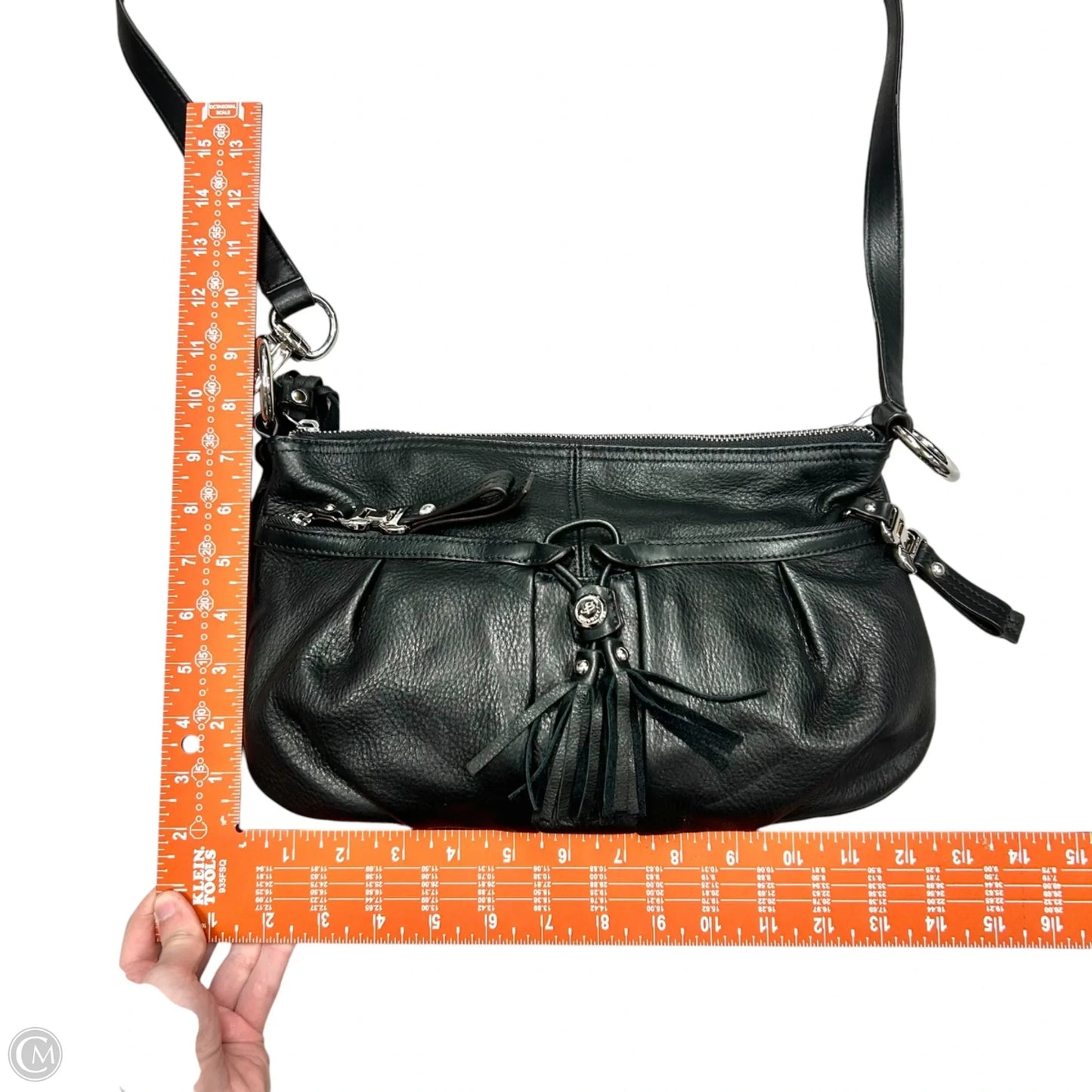 Crossbody Leather By B. Makowsky, Size: Small
