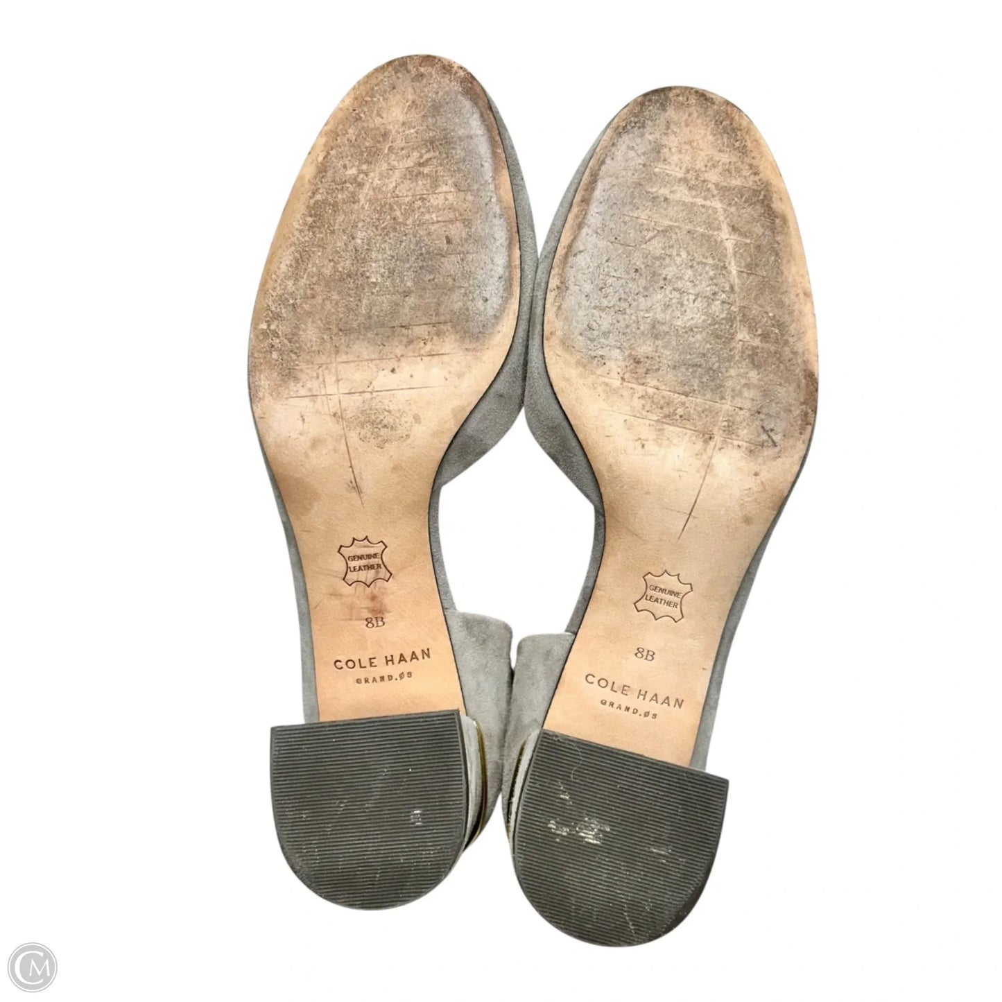 Shoes Heels Block By Cole-haan In Grey, Size: 8