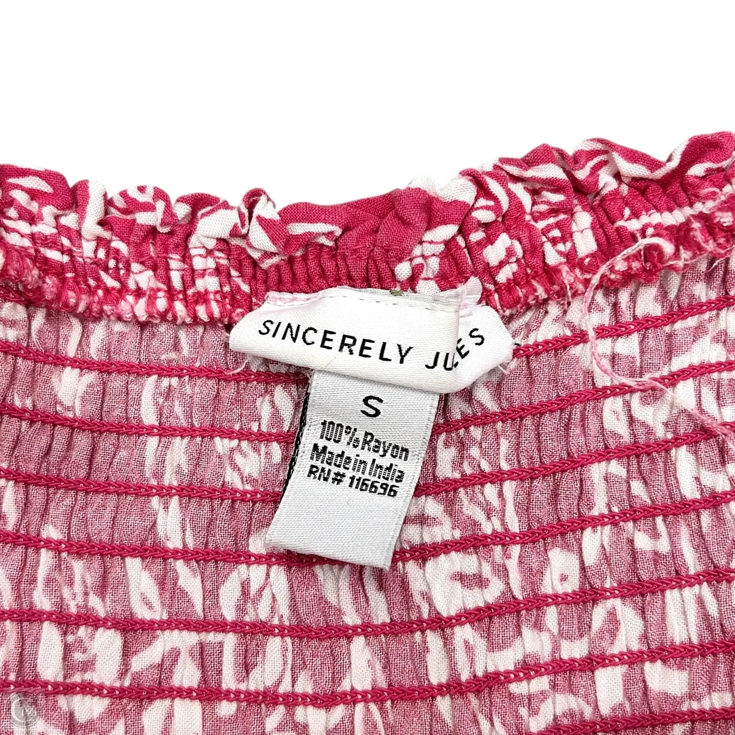 Dress Casual Maxi By Sincerely Jules In Pink & White, Size: S