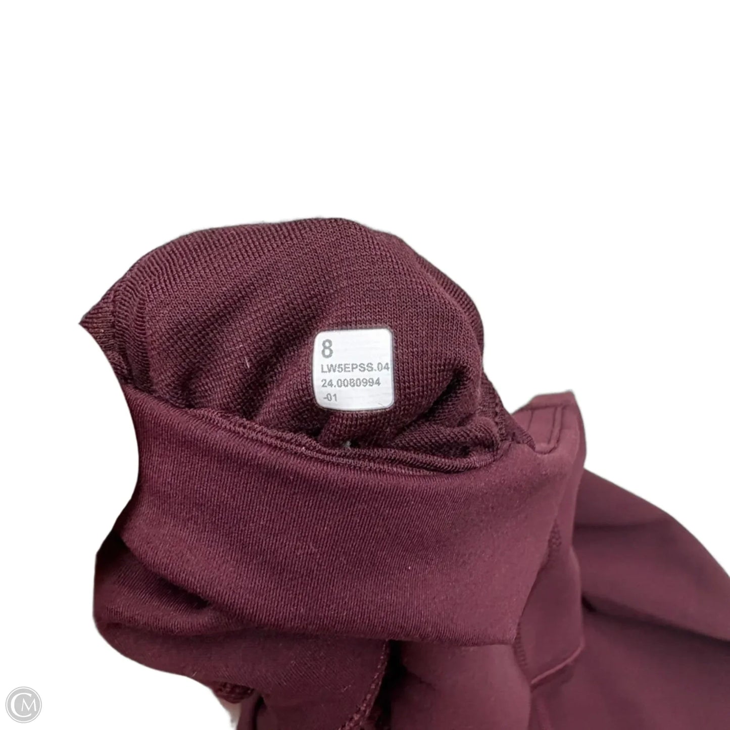 Athletic Leggings By Lululemon In Maroon, Size: M