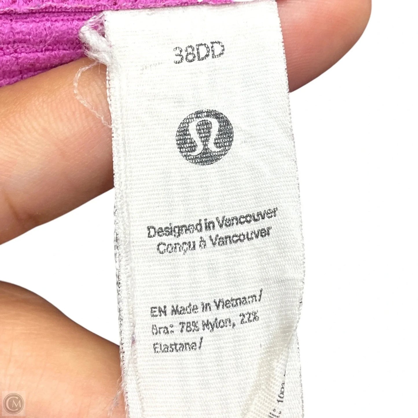 Athletic Bra By Lululemon In Purple, Size: Xl