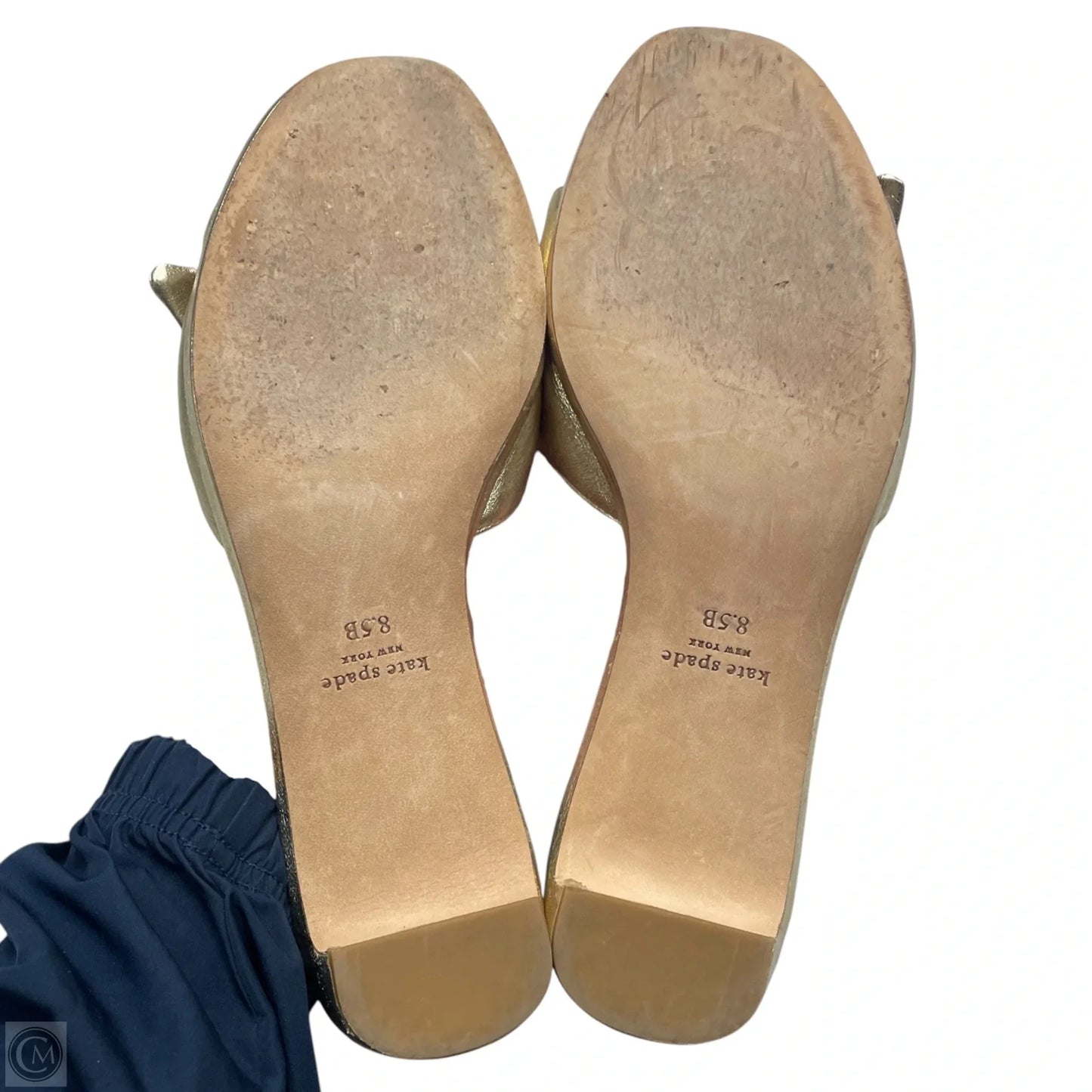 Shoes Designer By Kate Spade In Gold, Size: 8.5