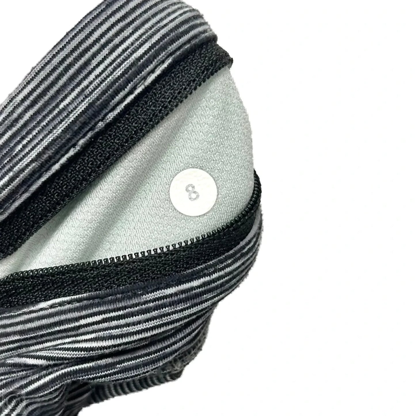 Athletic Leggings Capris By Lululemon In Blue & Grey, Size: M