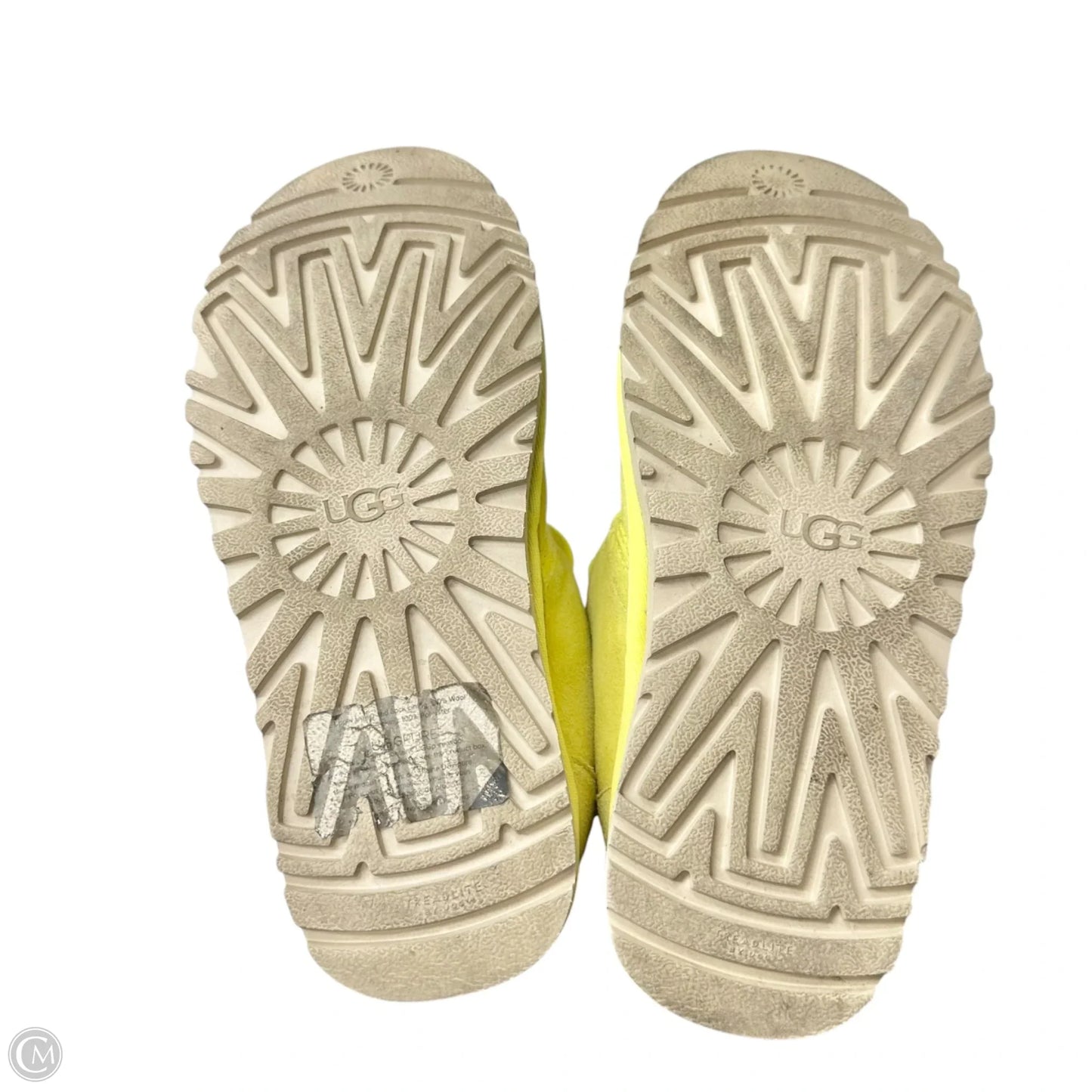 Boots Designer By Ugg In Yellow, Size: 8