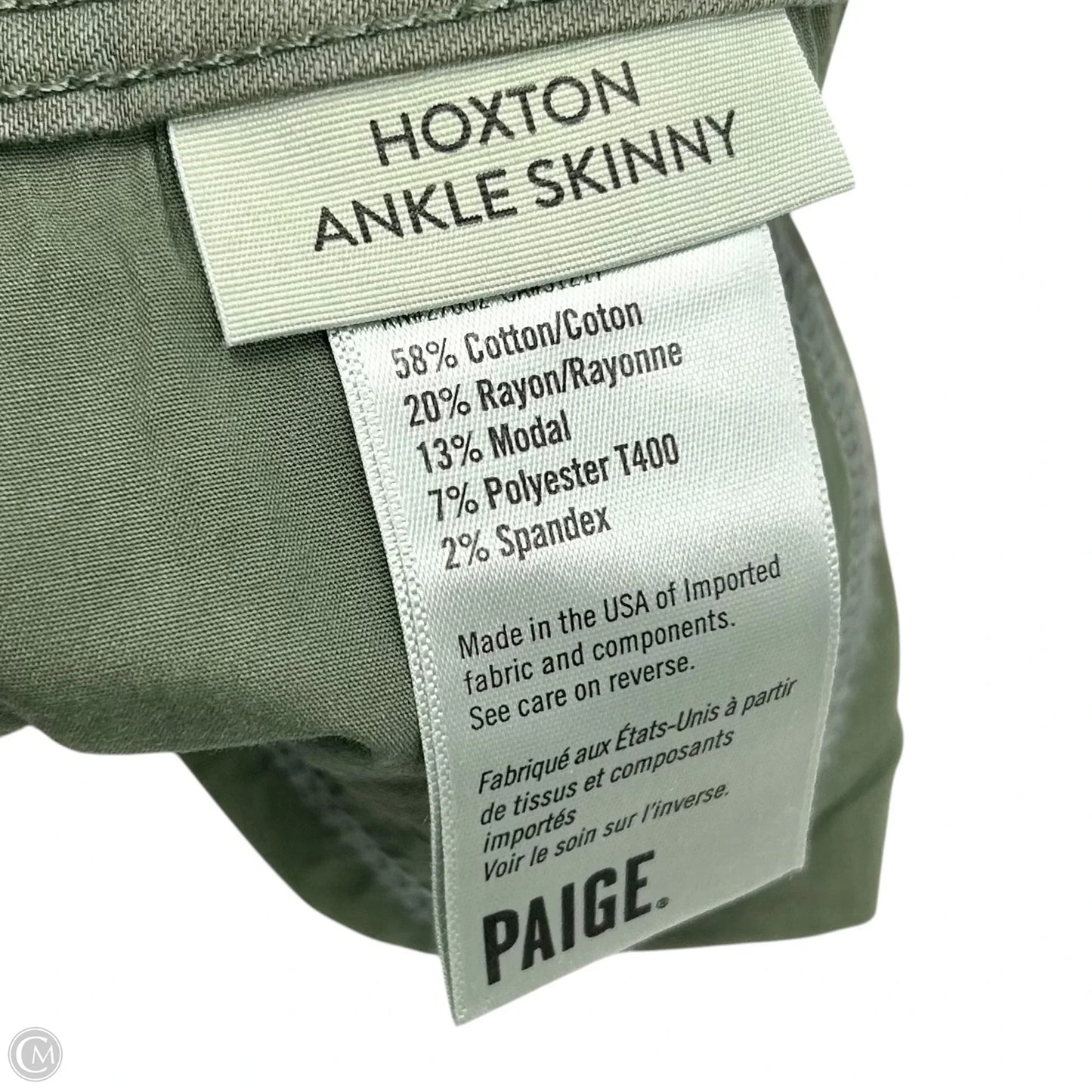 Pants Cargo & Utility By Paige In Green, Size: 6