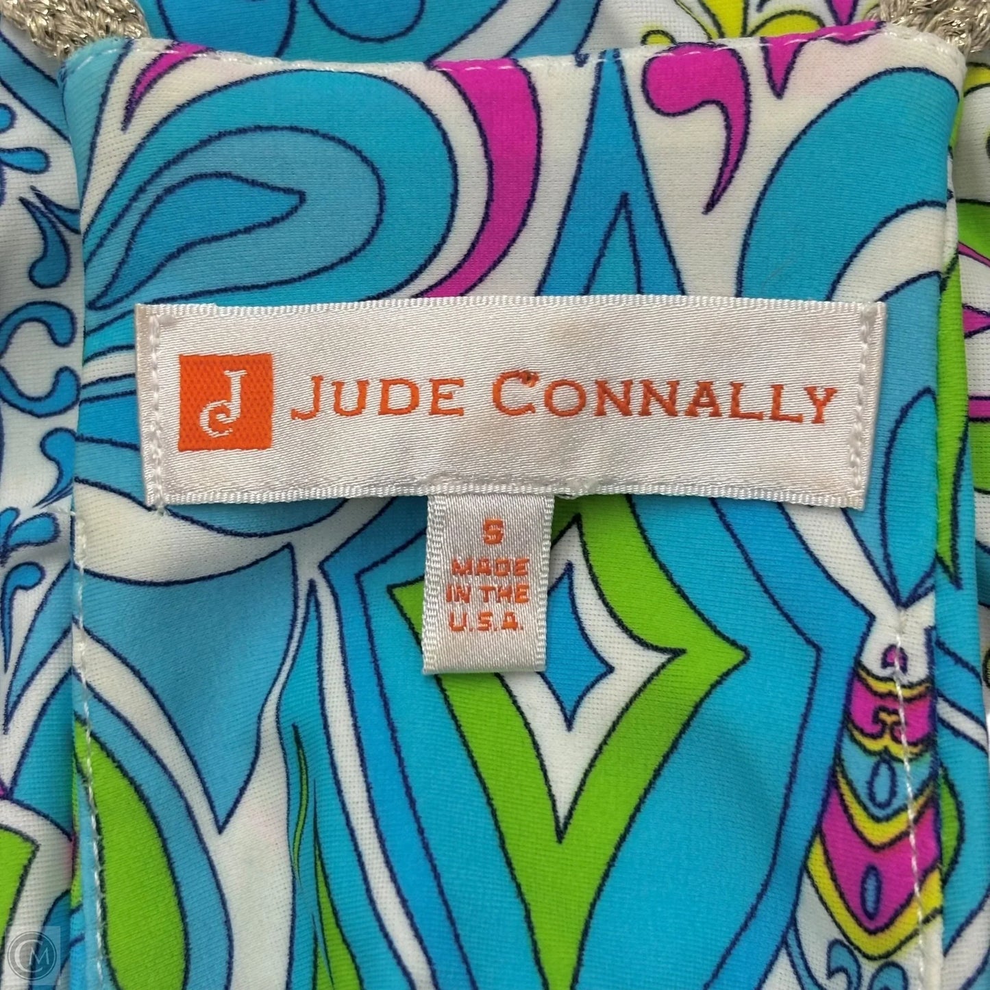 Dress Casual Short By Jude Connally In Blue & White, Size: S