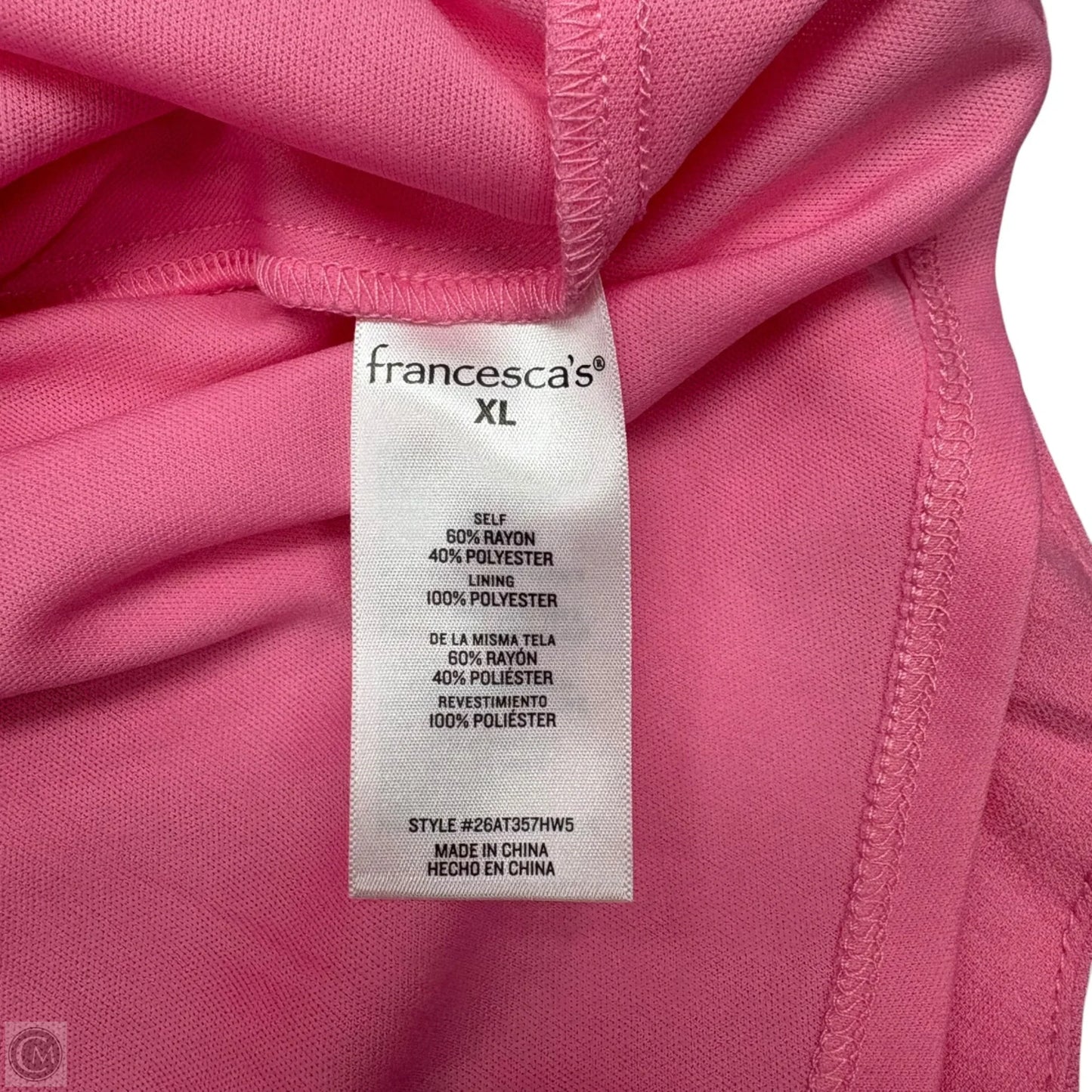 Dress Party Short By Mi Ami In Pink, Size: Xl