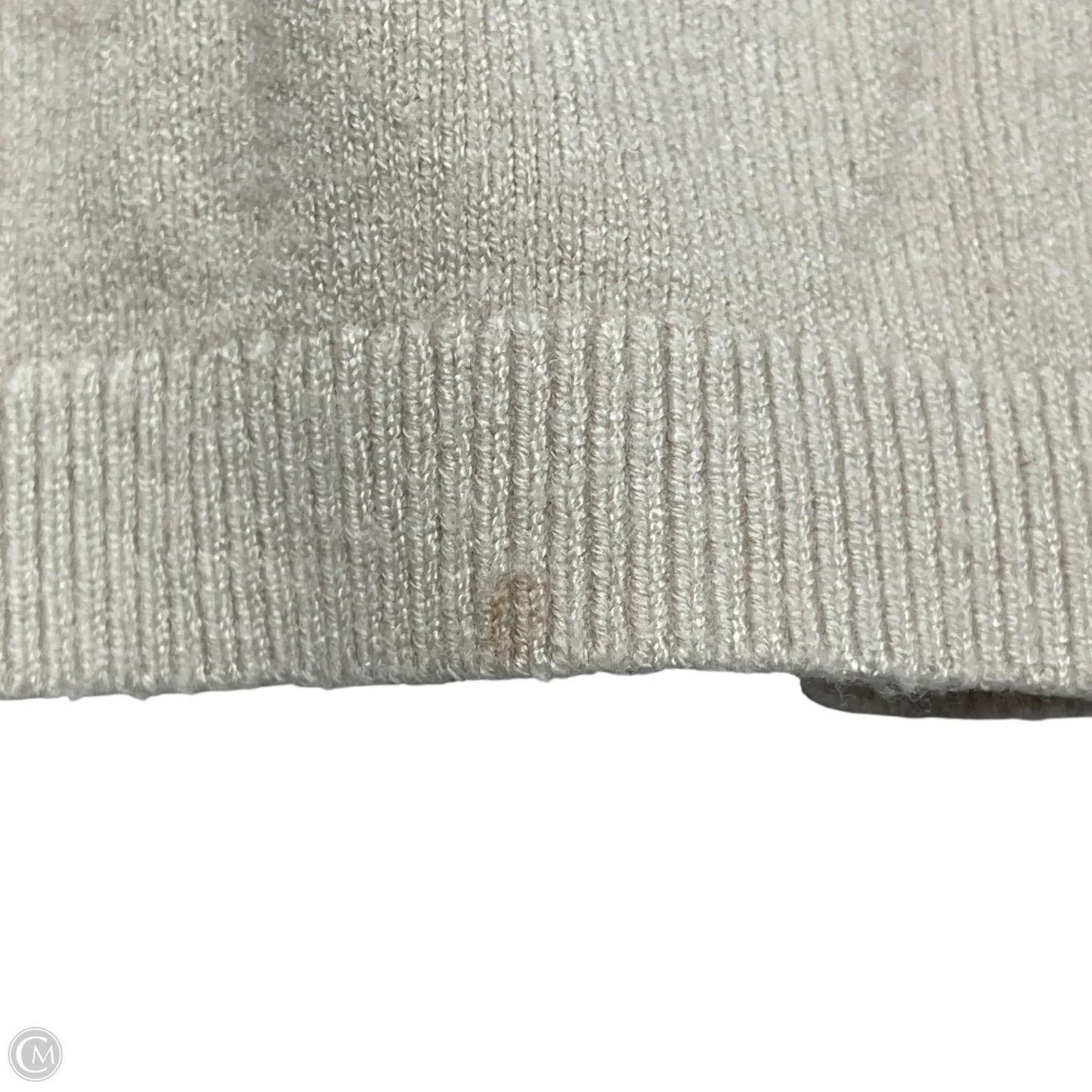 Top Short Sleeve By Aaeda In Cream, Size: M