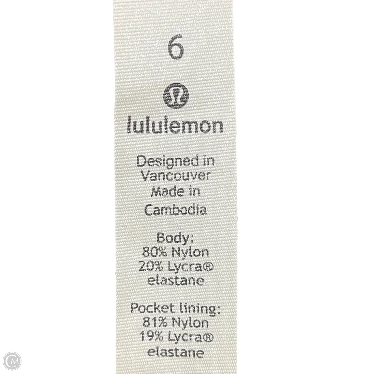 Athletic Pants By Lululemon In Camouflage Print, Size: S