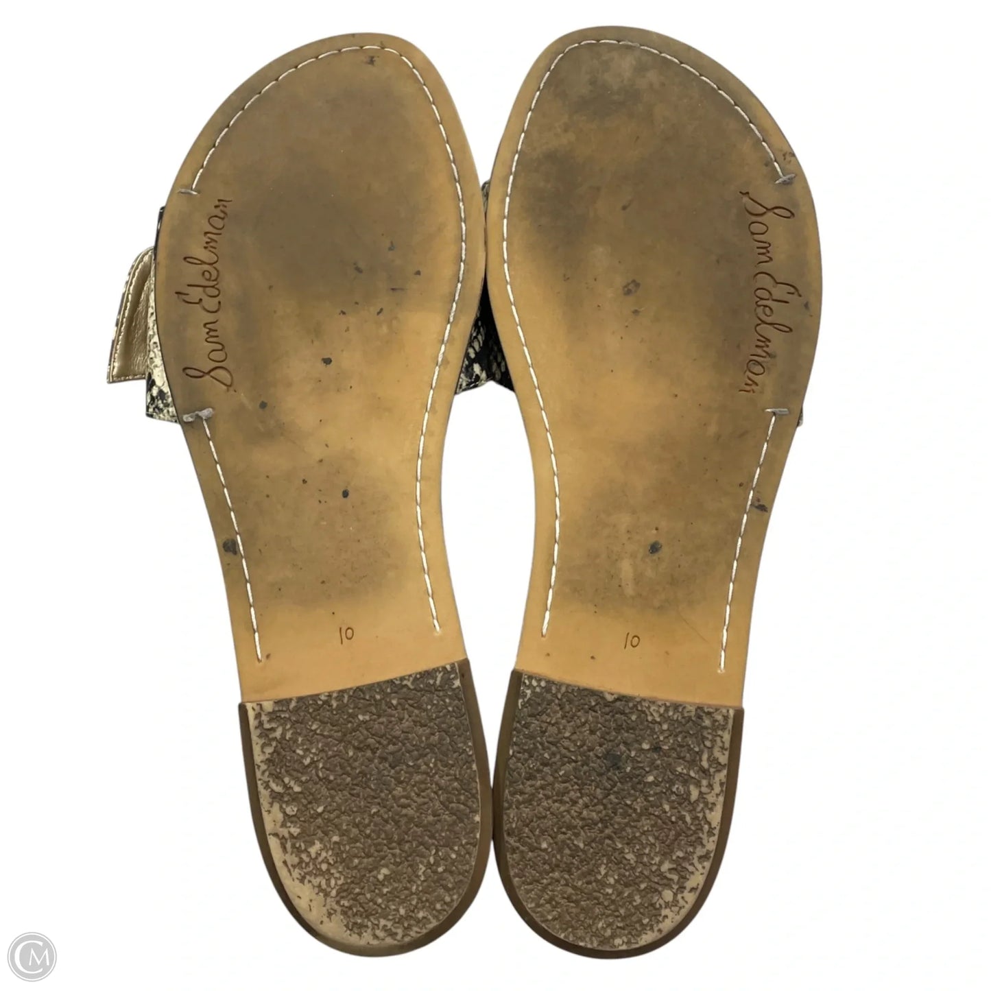 Sandals Flats By Sam Edelman In Snakeskin Print, Size: 10