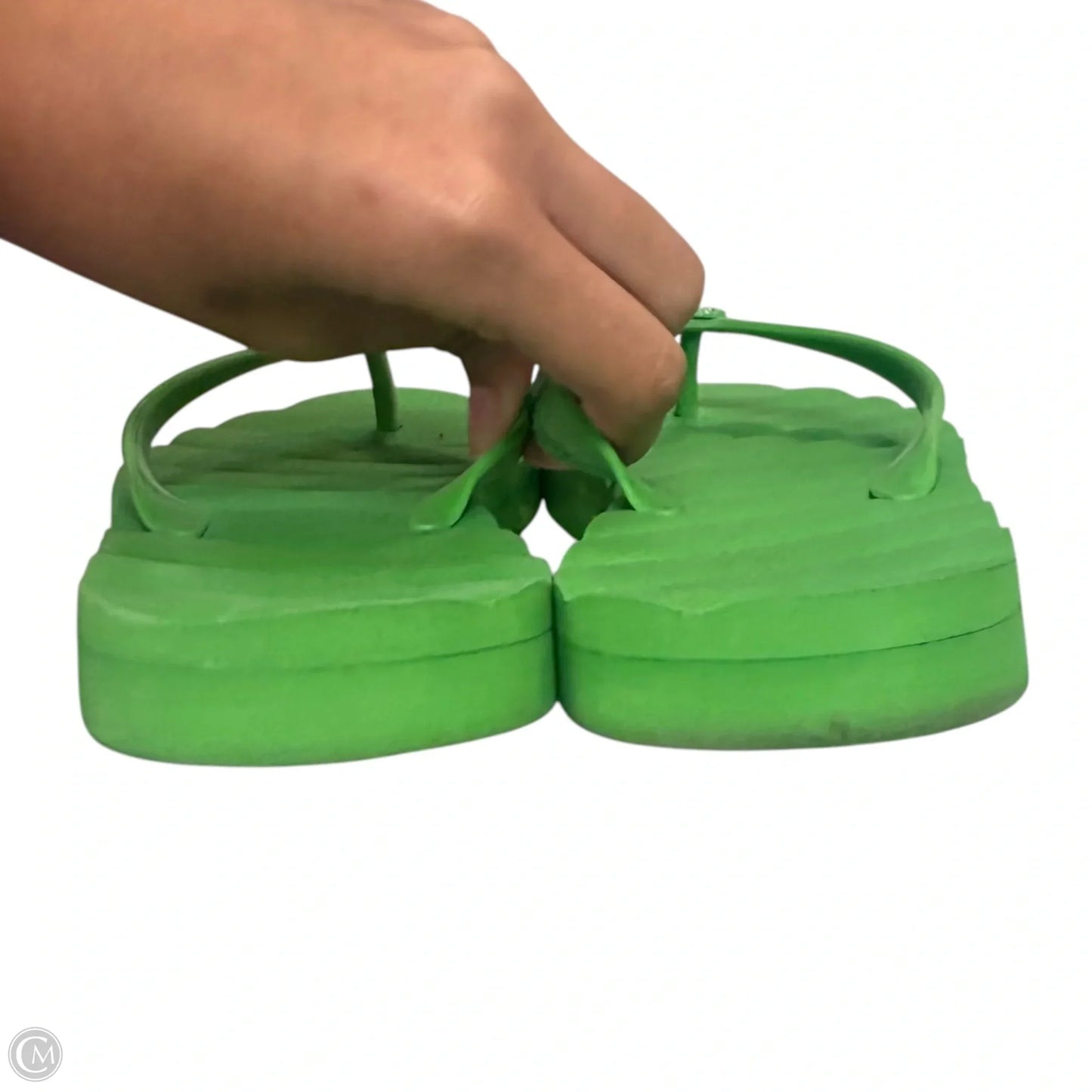 Sandals Designer By Tory Burch In Green, Size: 7