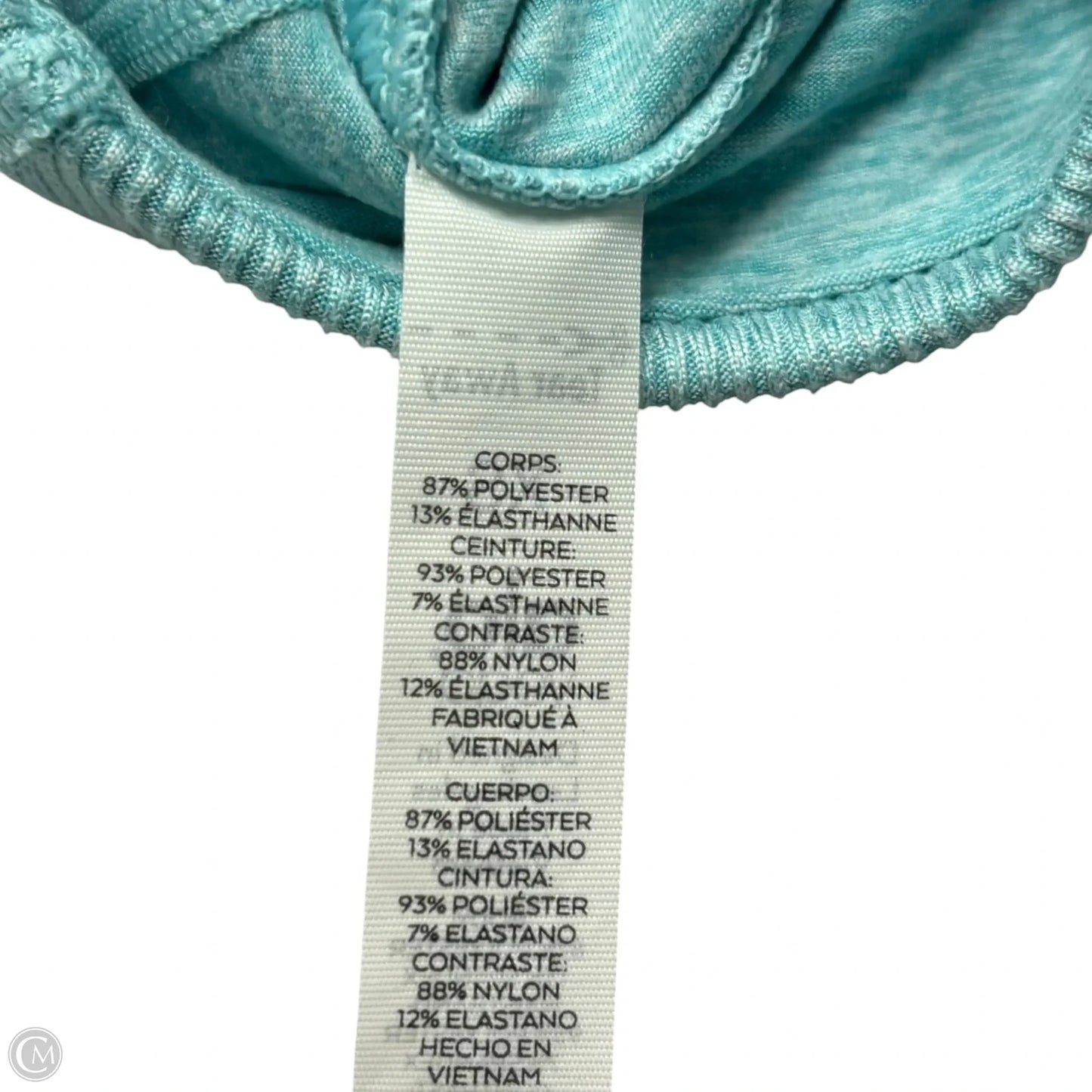 Athletic Leggings By Alo In Aqua, Size: Xs