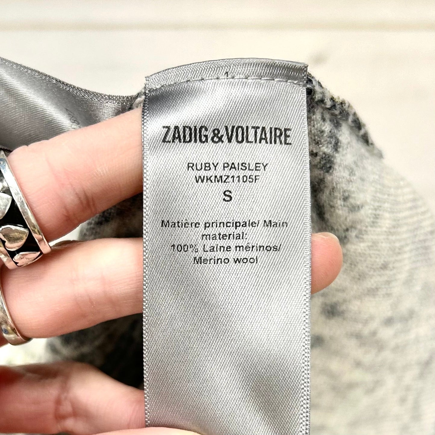 Sweater Designer By Zadig And Voltaire Size: S