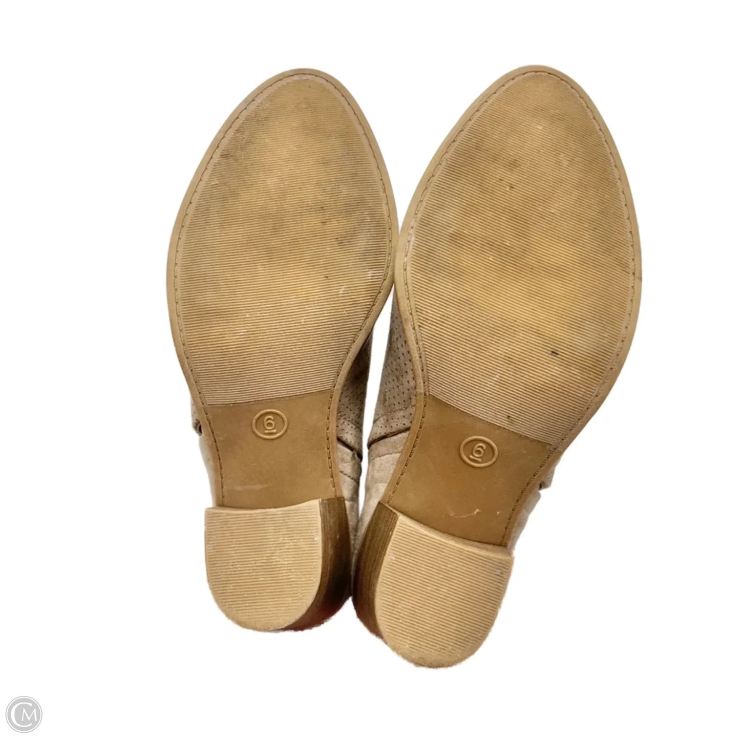 Boots Ankle Heels By Universal Thread In Tan, Size: 6