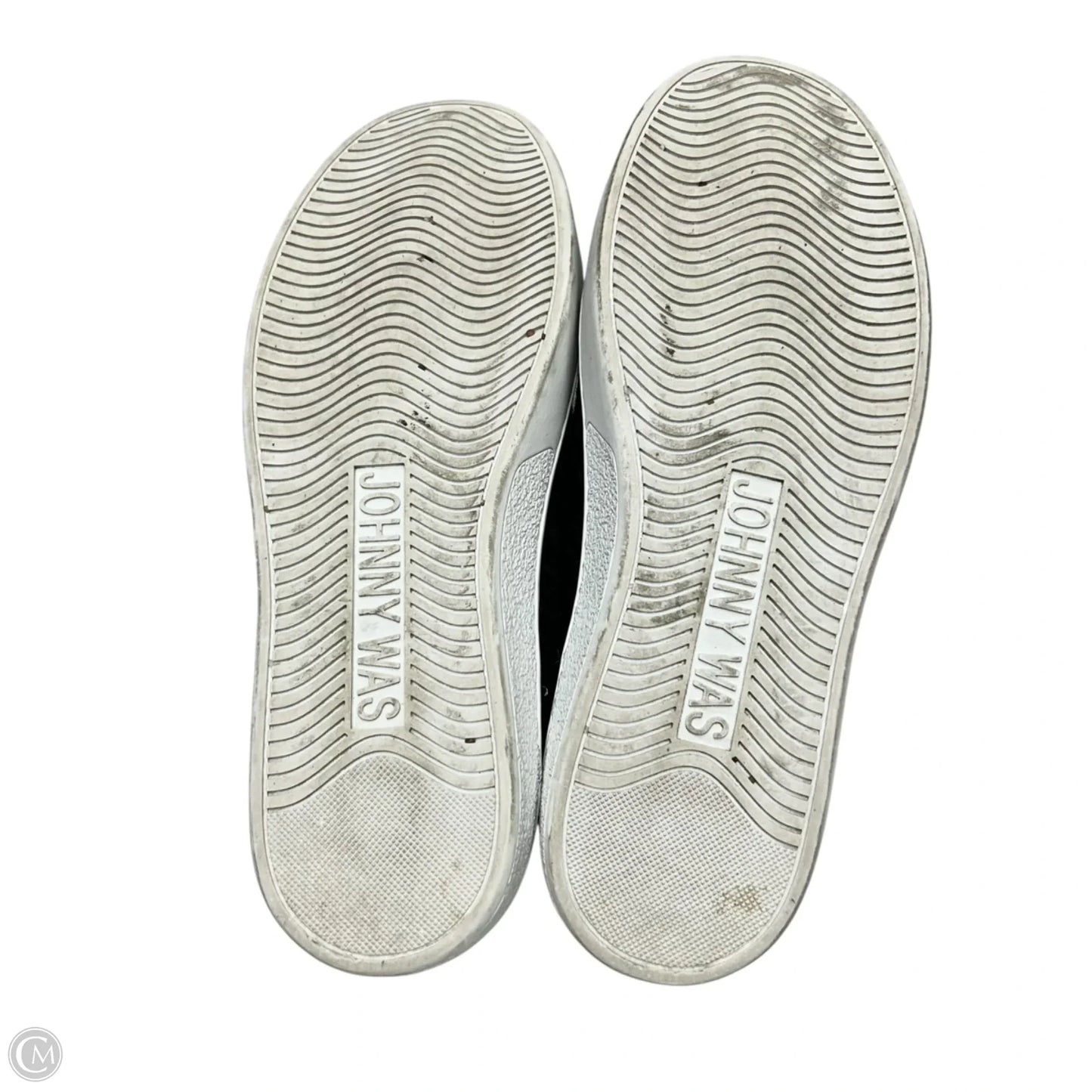 Shoes Sneakers By Johnny Was In Black & Red, Size: 7