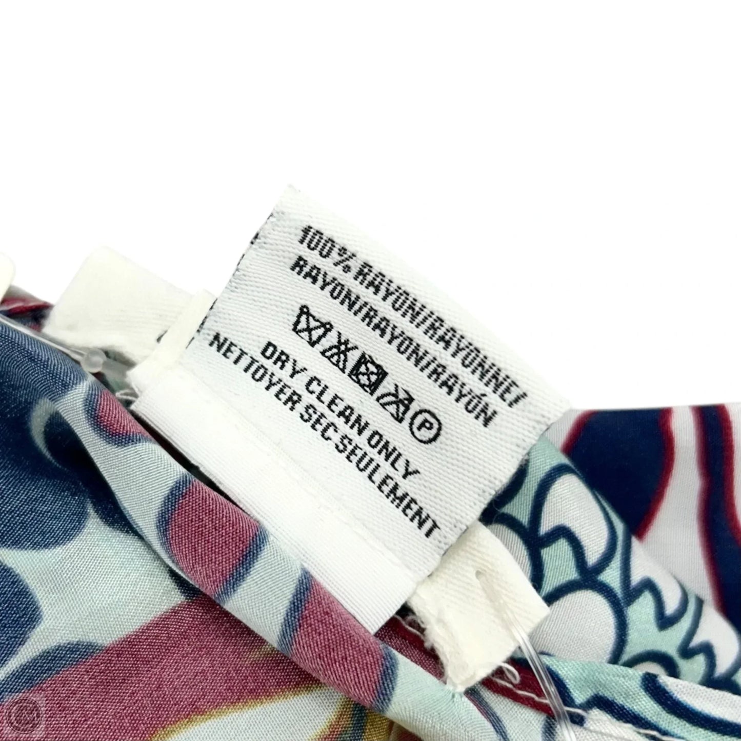 Kimono By Anthropologie In Blue Red & White, Size: Osfm