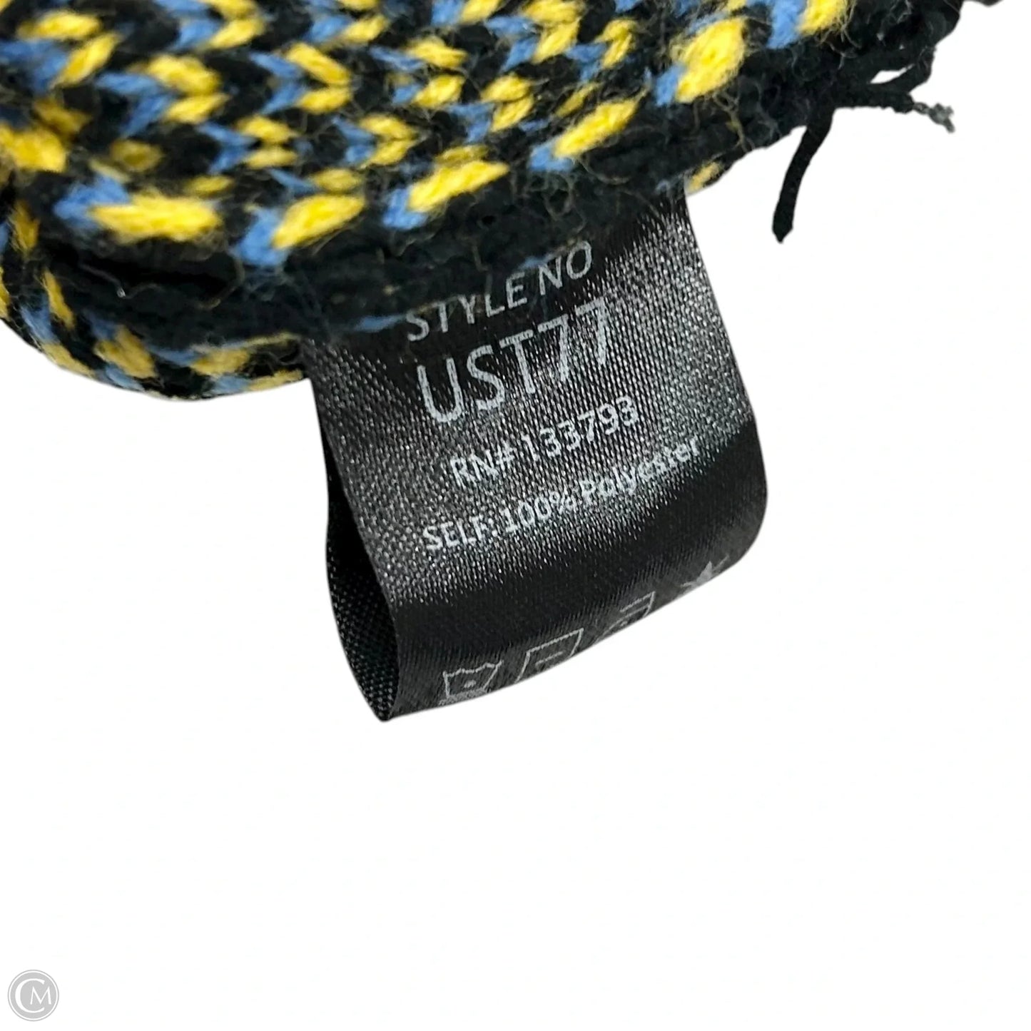 Sweater By Pol In Black & Blue, Size: S