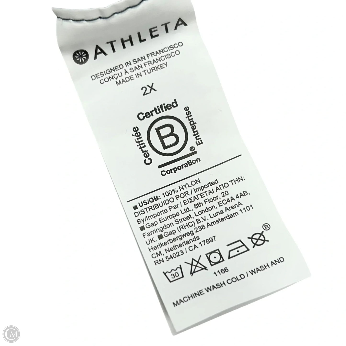 Athletic Top Long Sleeve Crewneck By Athleta In Navy, Size: 2x