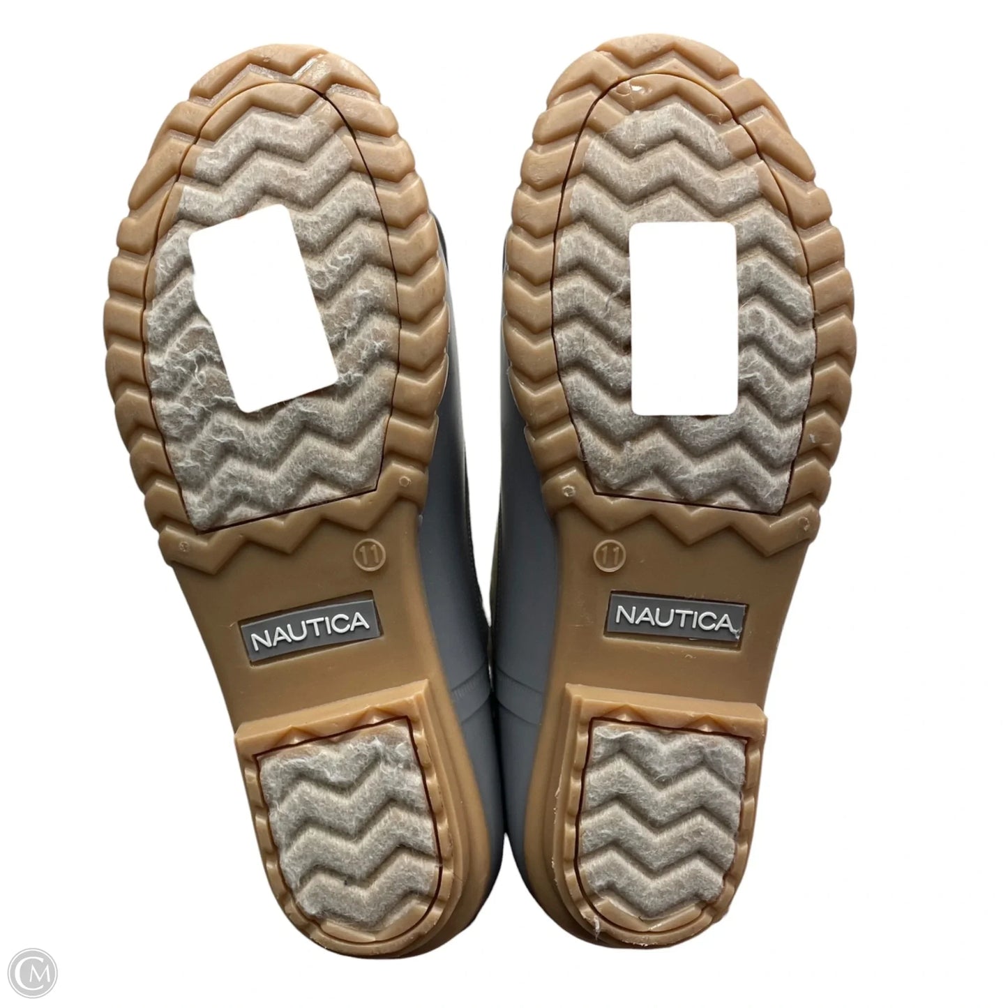 Boots Rain By Nautica In Grey & Tan, Size: 11