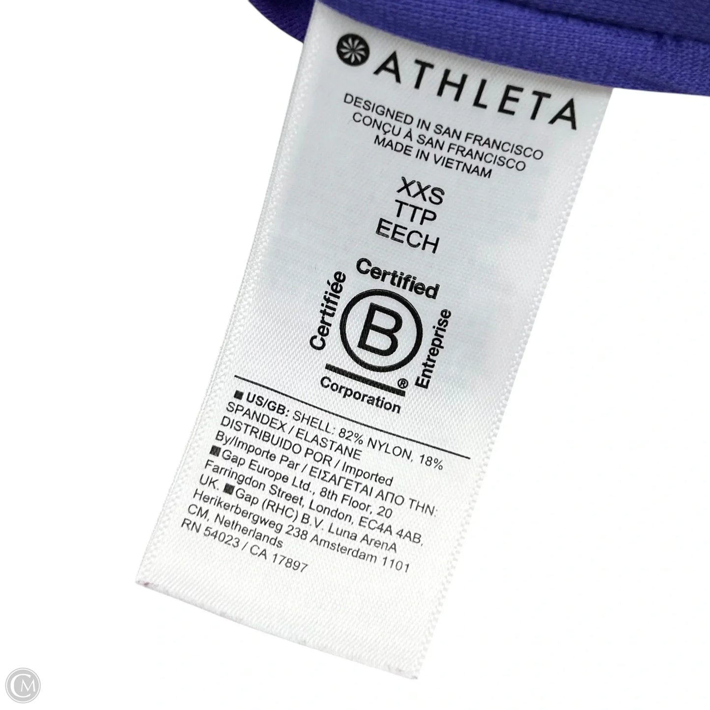 Athletic Jacket By Athleta In Purple, Size: Xxs