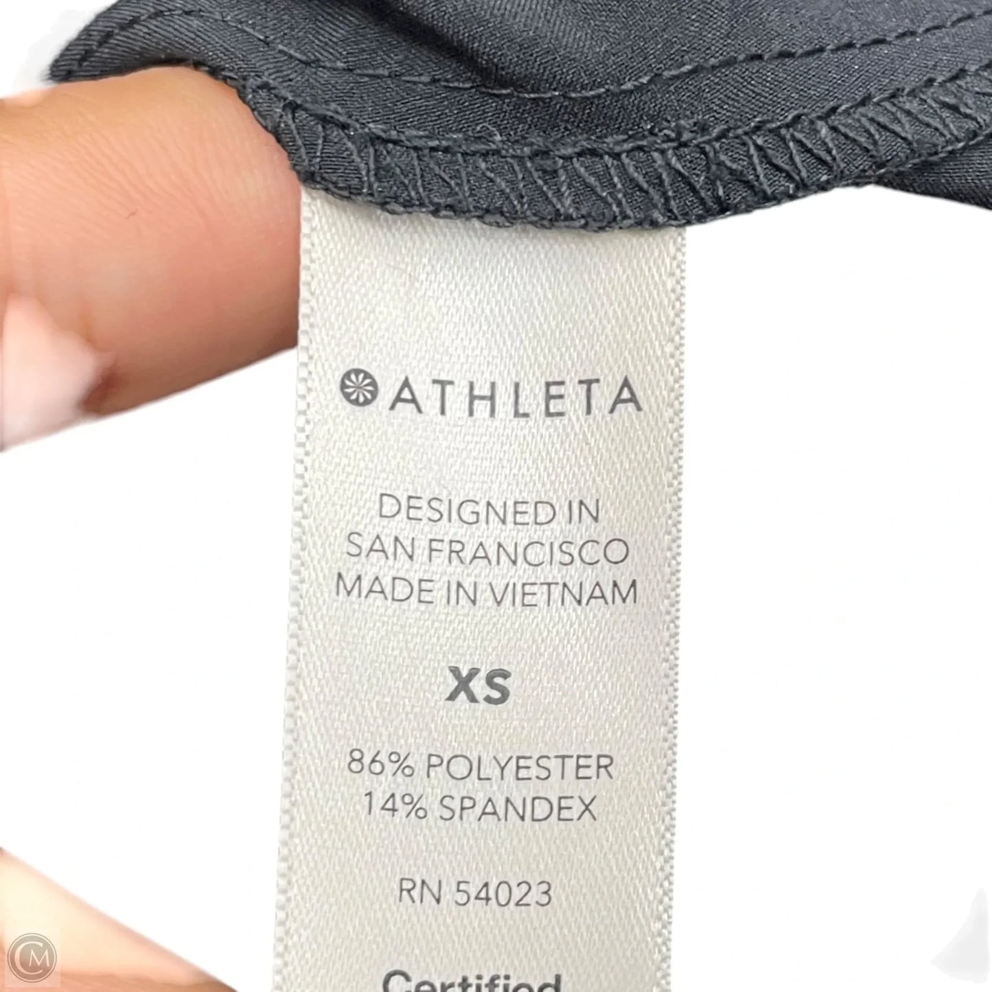 Athletic Dress By Athleta In Black, Size: Xs