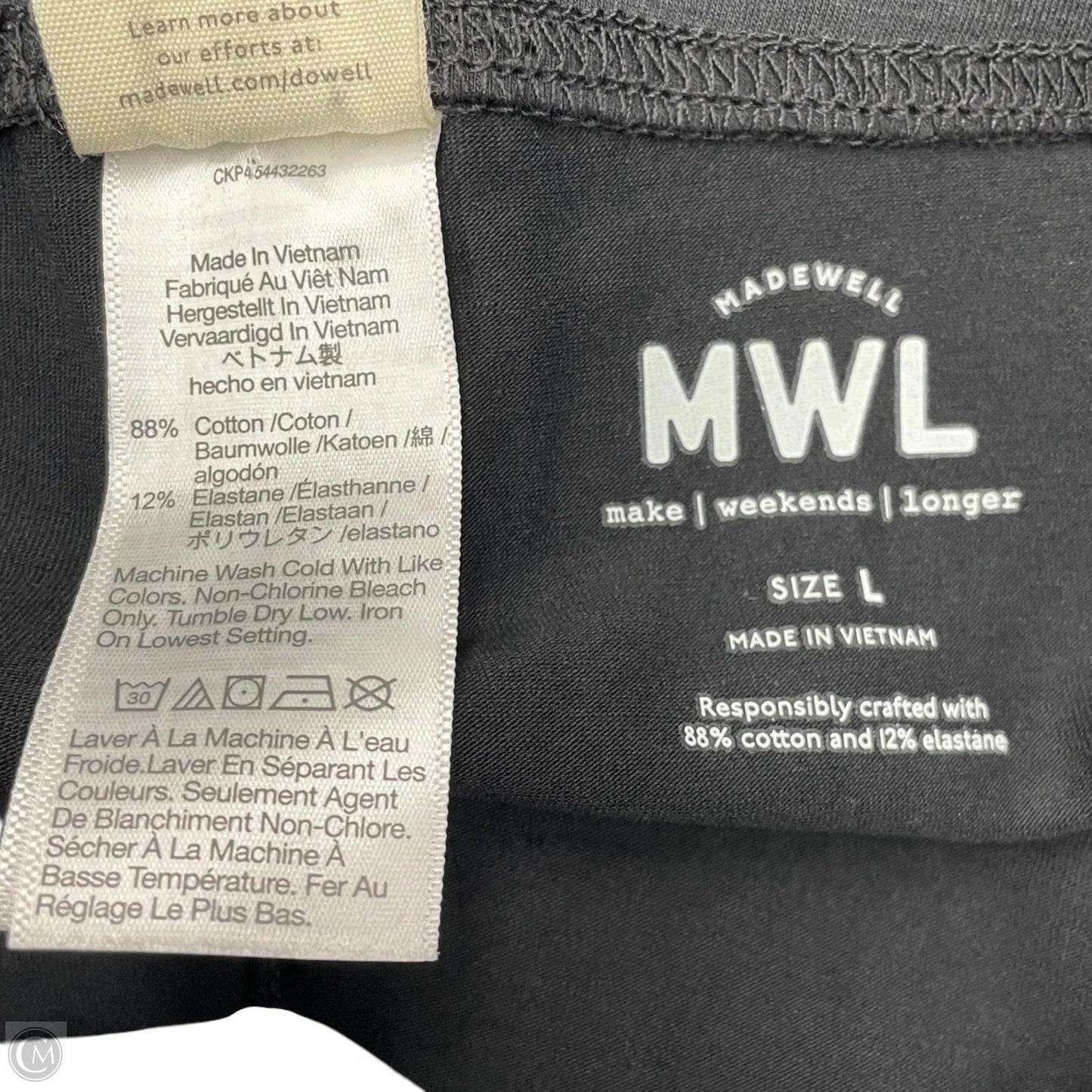 Shortalls By Madewell In Black, Size: L