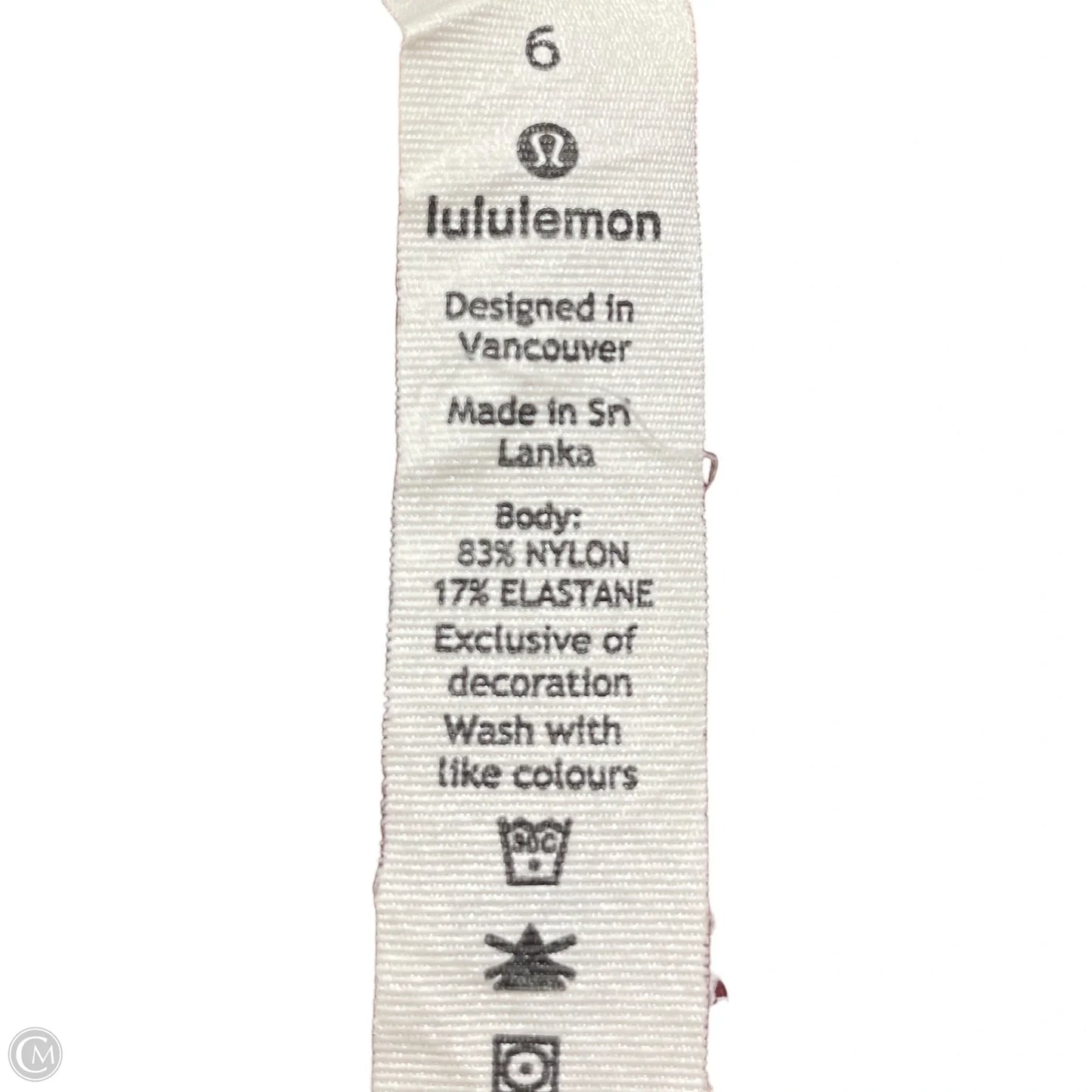 Athletic Leggings By Lululemon In Pink, Size: S