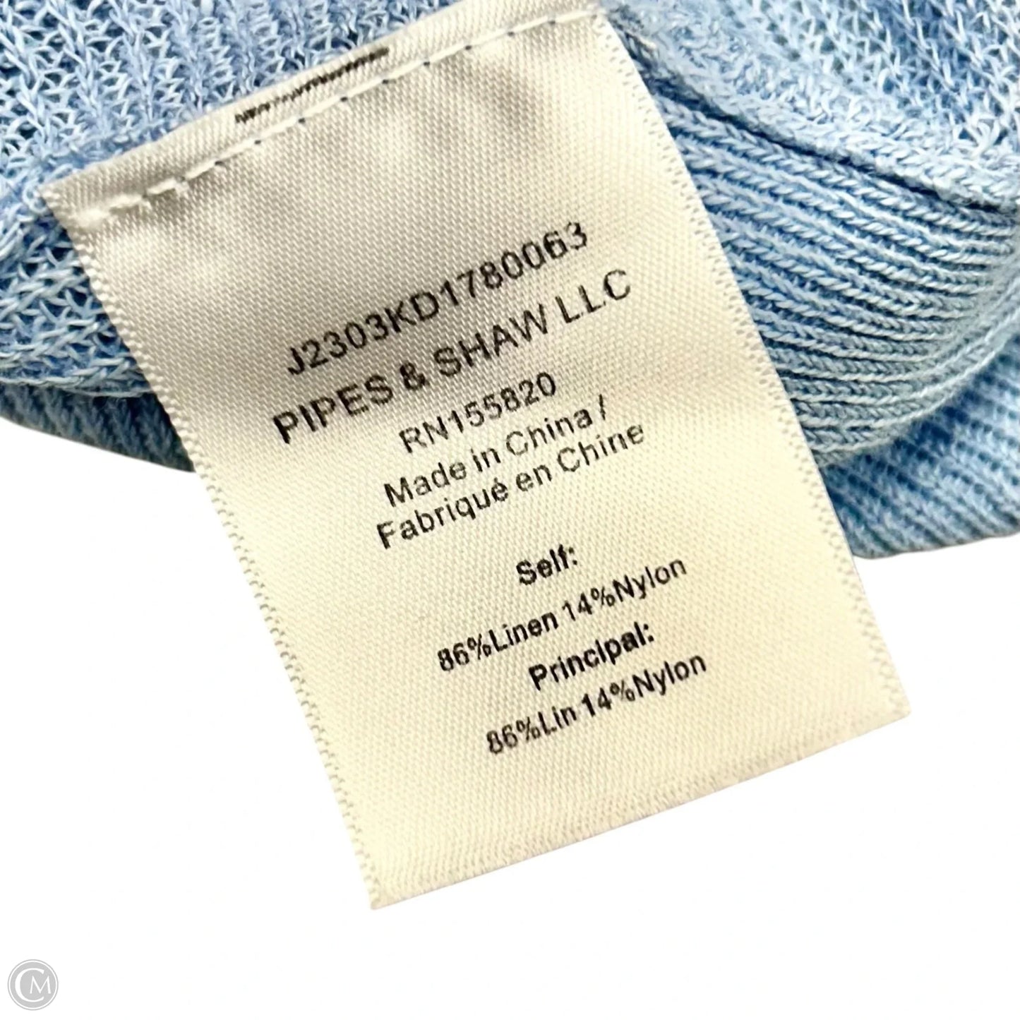 Top Sleeveless By Veronica Beard In Blue, Size: S