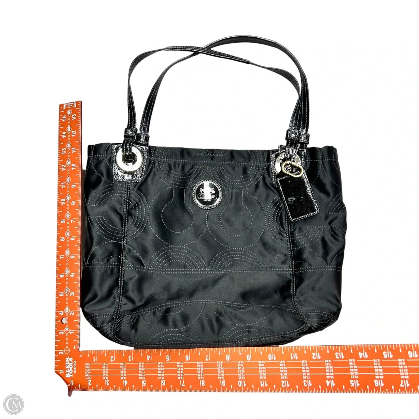 Tote Designer By Coach, Size: Medium