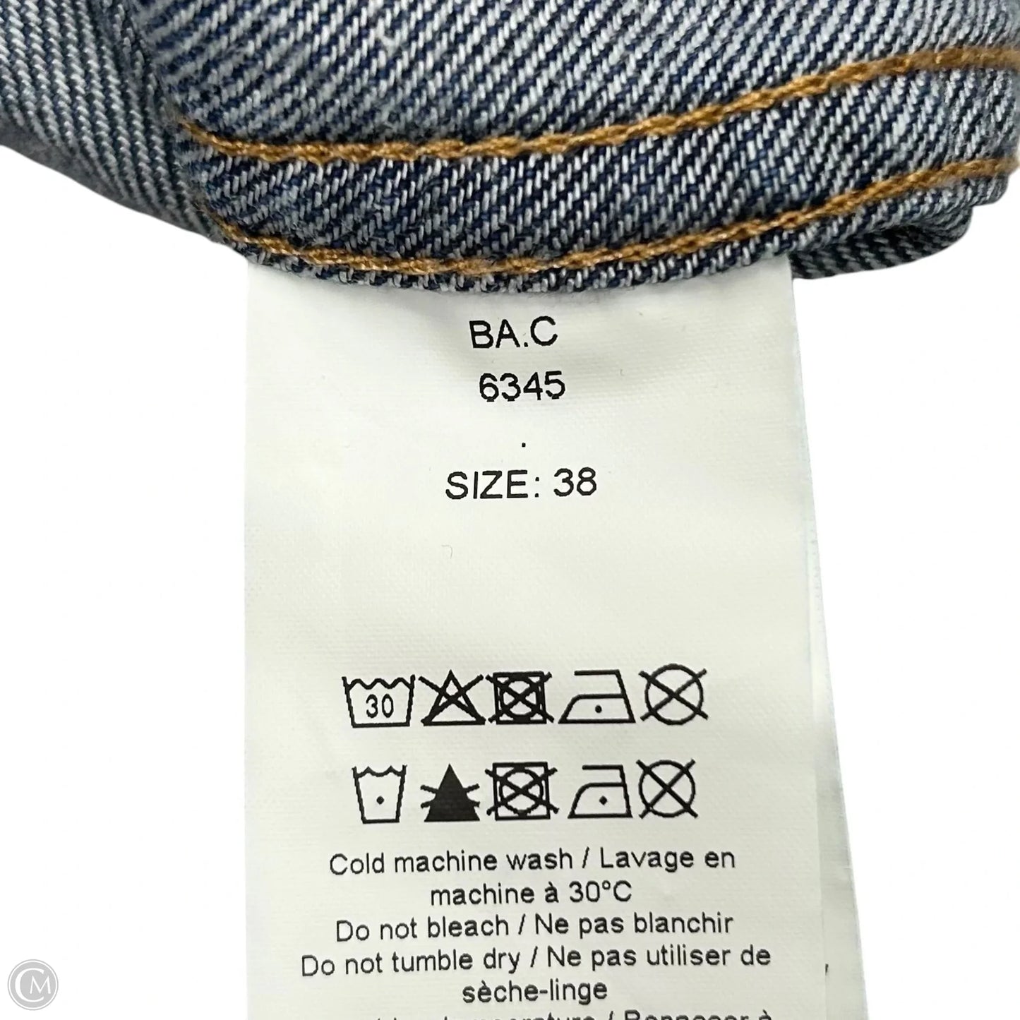 Dress Casual Short By Ganni In Blue Denim, Size: S